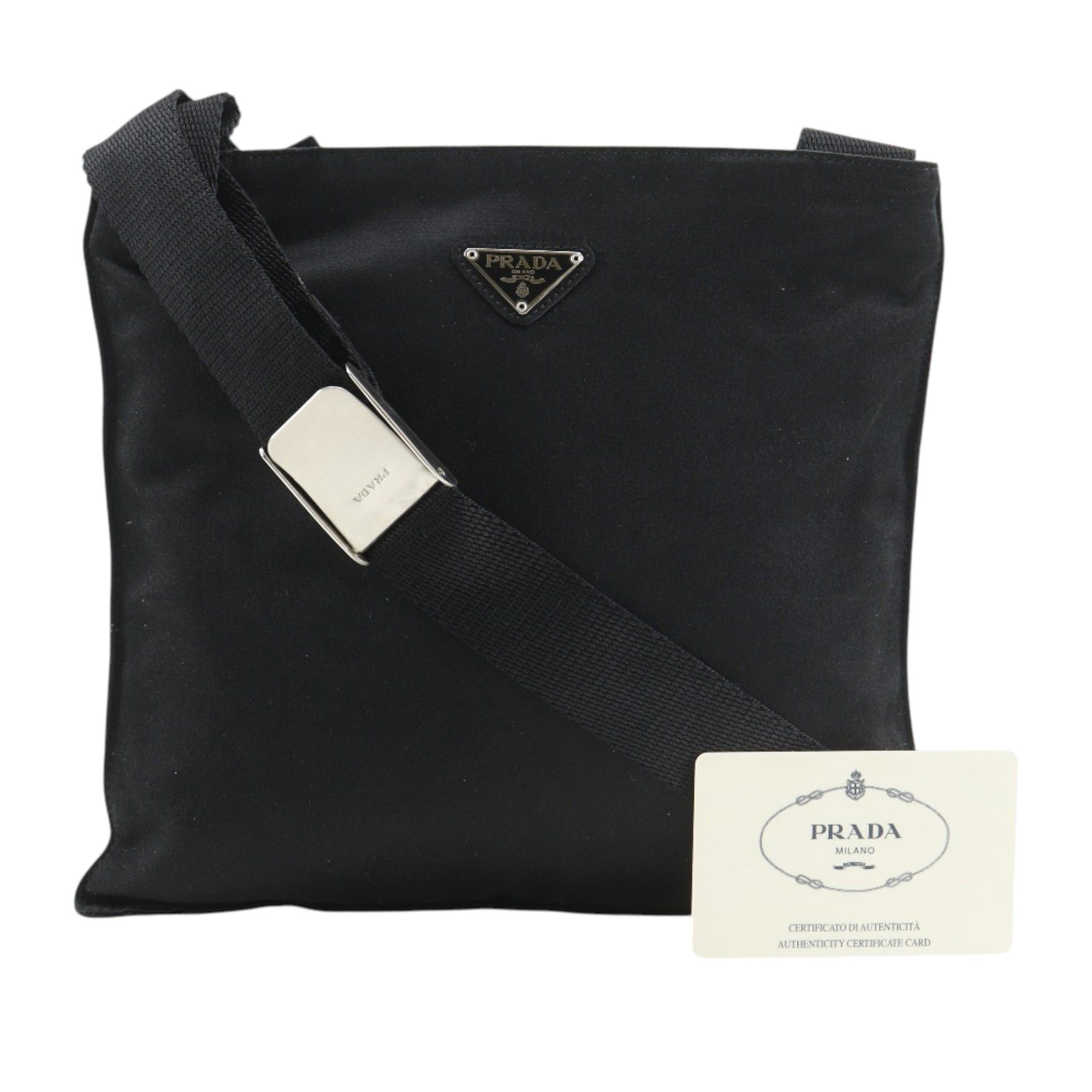 Prada Satin Zip Top Crossbody Size ONE SIZE - 16 Thumbnail