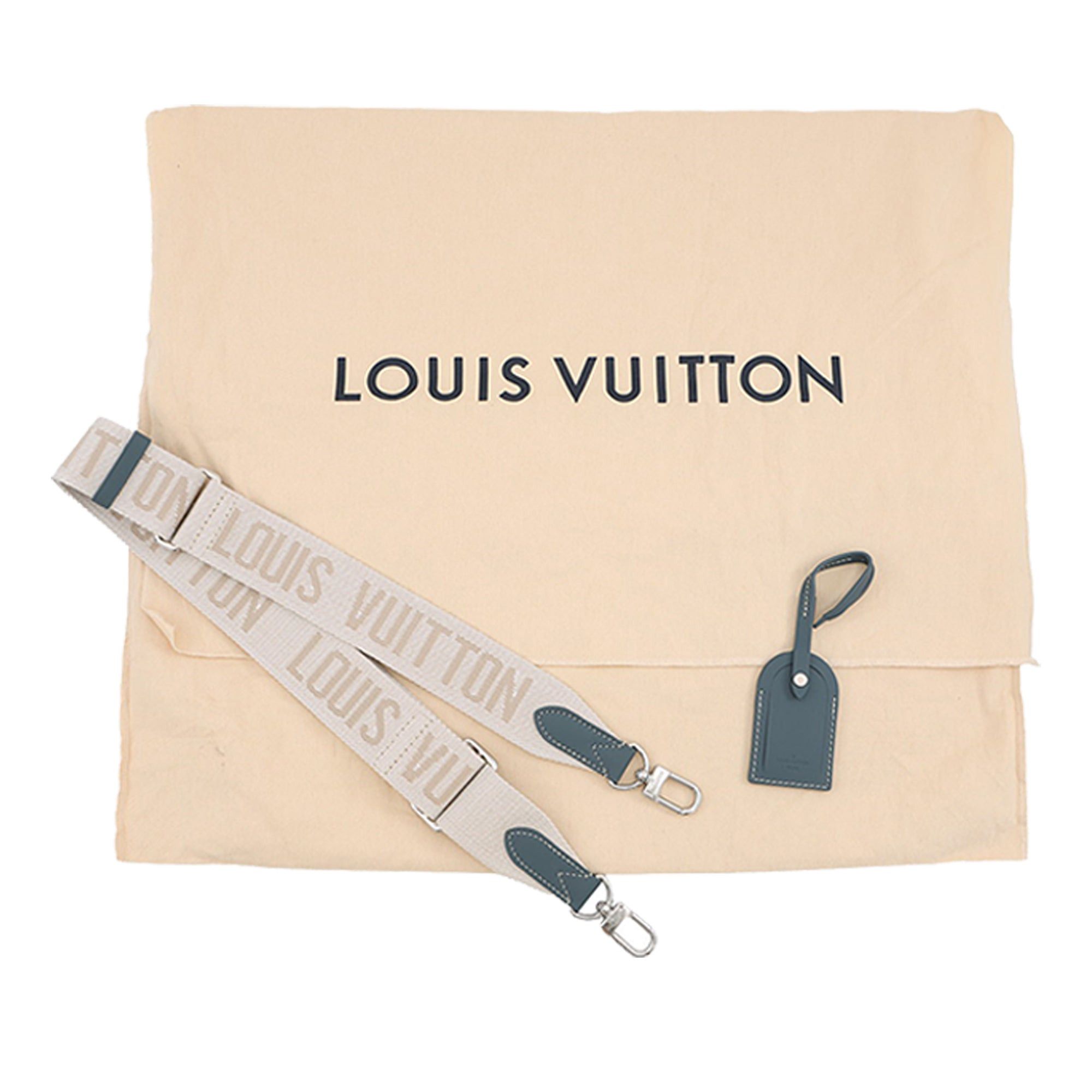 Louis Vuitton Monogram Washed Denim Weekend Tote Size ONE SIZE - 16 Thumbnail