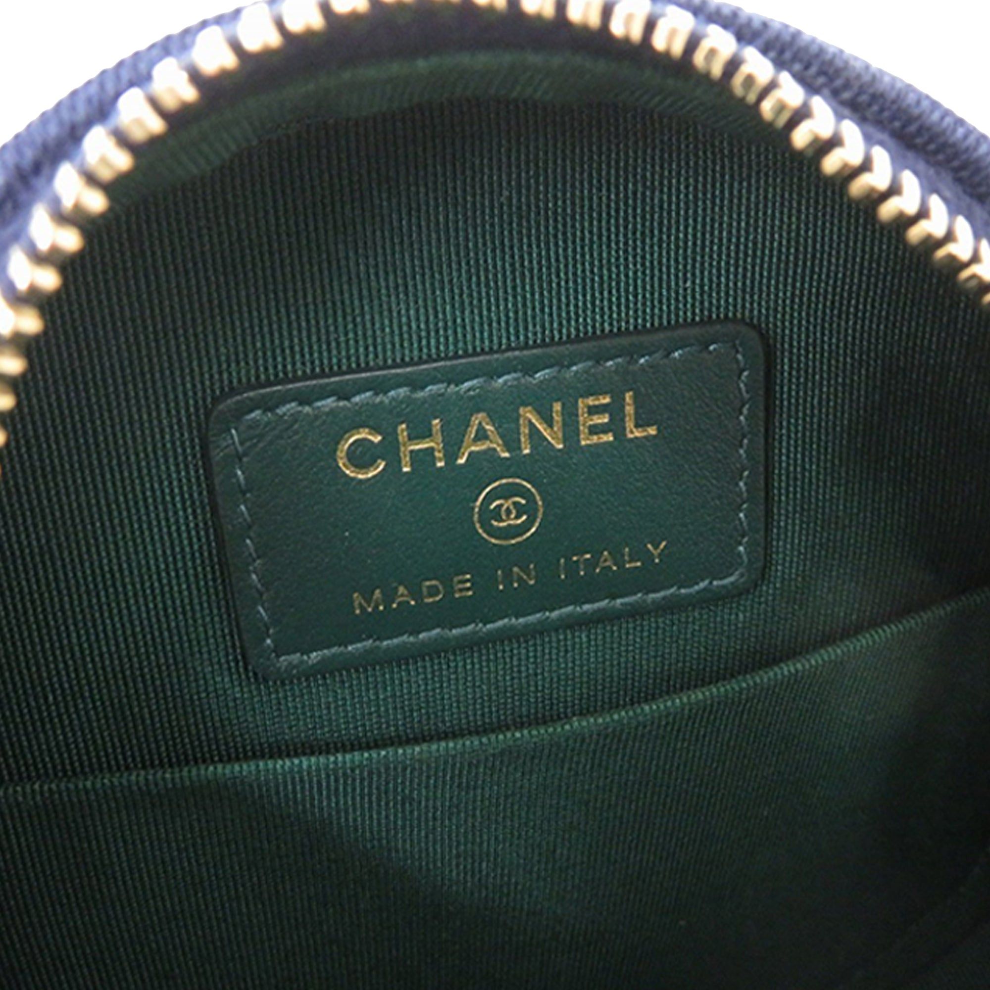 Chanel CC Quilted Jersey Round Clutch with Chain Size ONE SIZE - 6 Thumbnail