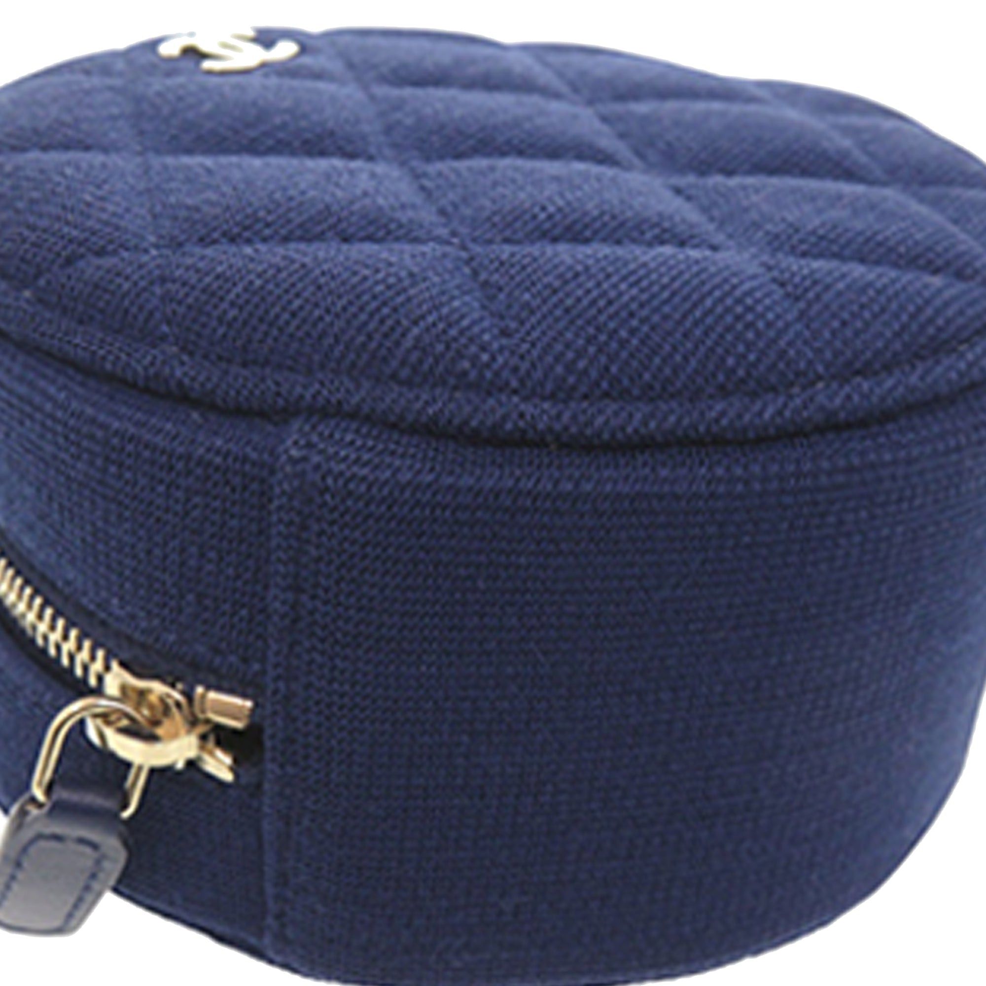 Chanel CC Quilted Jersey Round Clutch with Chain Size ONE SIZE - 11 Thumbnail
