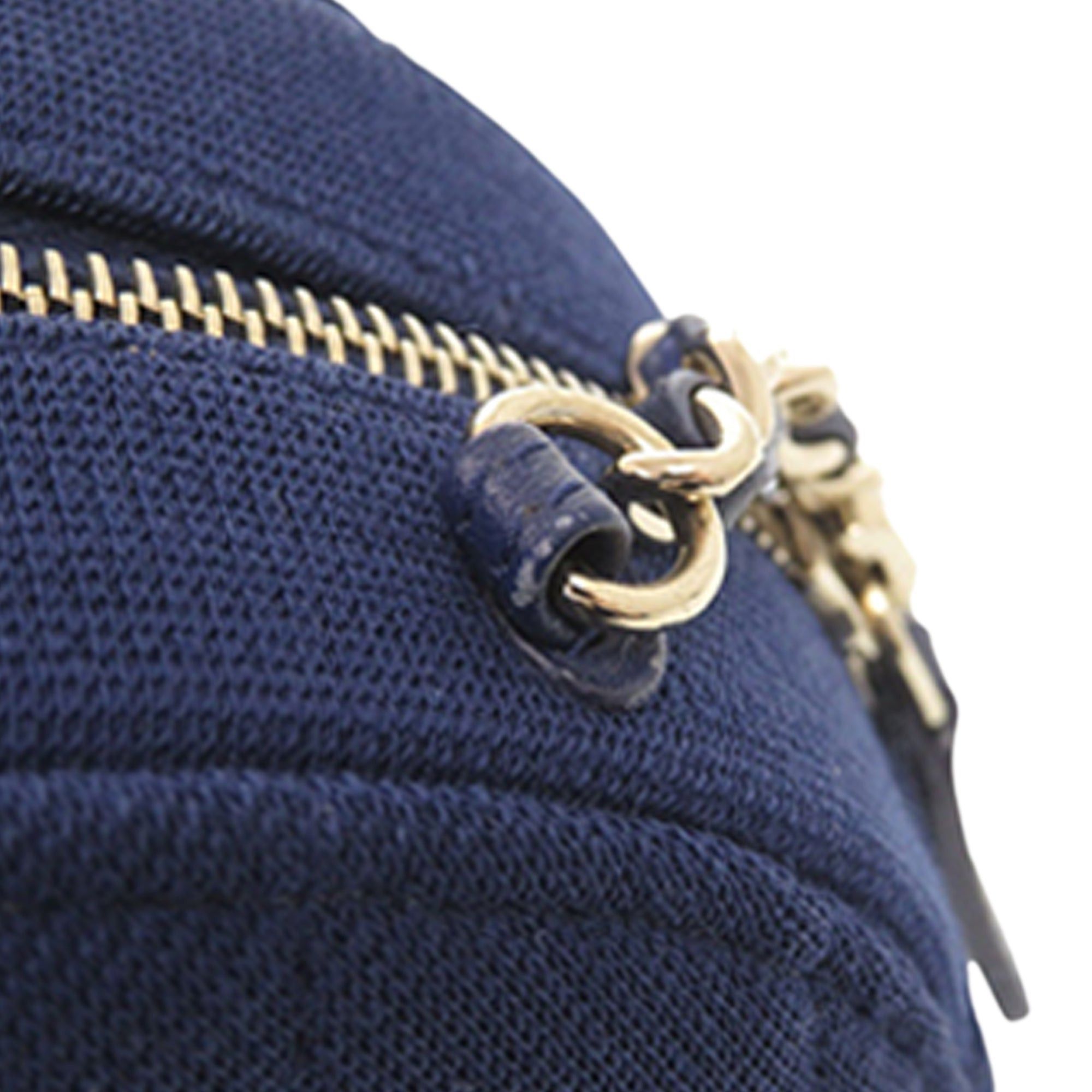 Chanel CC Quilted Jersey Round Clutch with Chain Size ONE SIZE - 12 Thumbnail