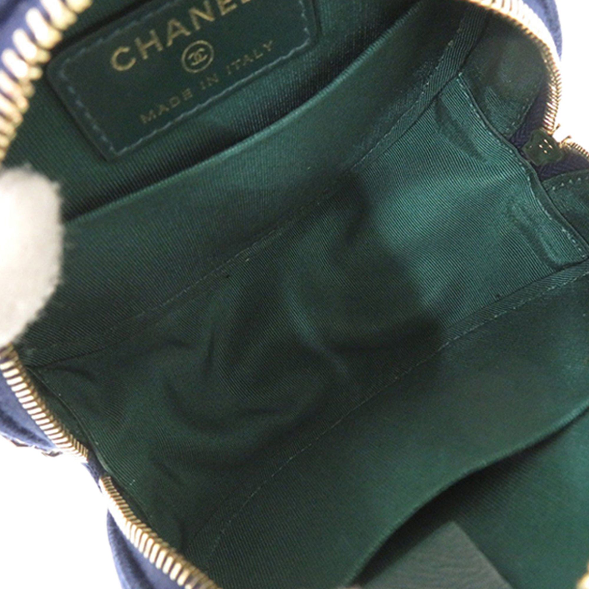 Chanel CC Quilted Jersey Round Clutch with Chain Size ONE SIZE - 5 Thumbnail