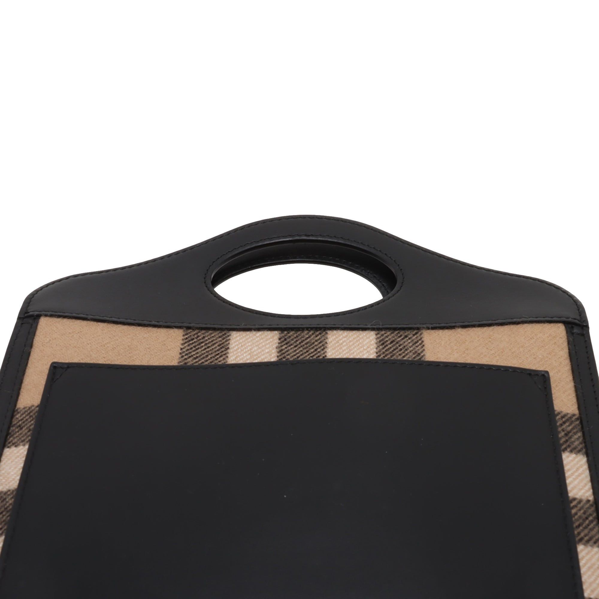 Burberry Mini Exploded Check Wool Pocket Satchel Size ONE SIZE - 8 Thumbnail