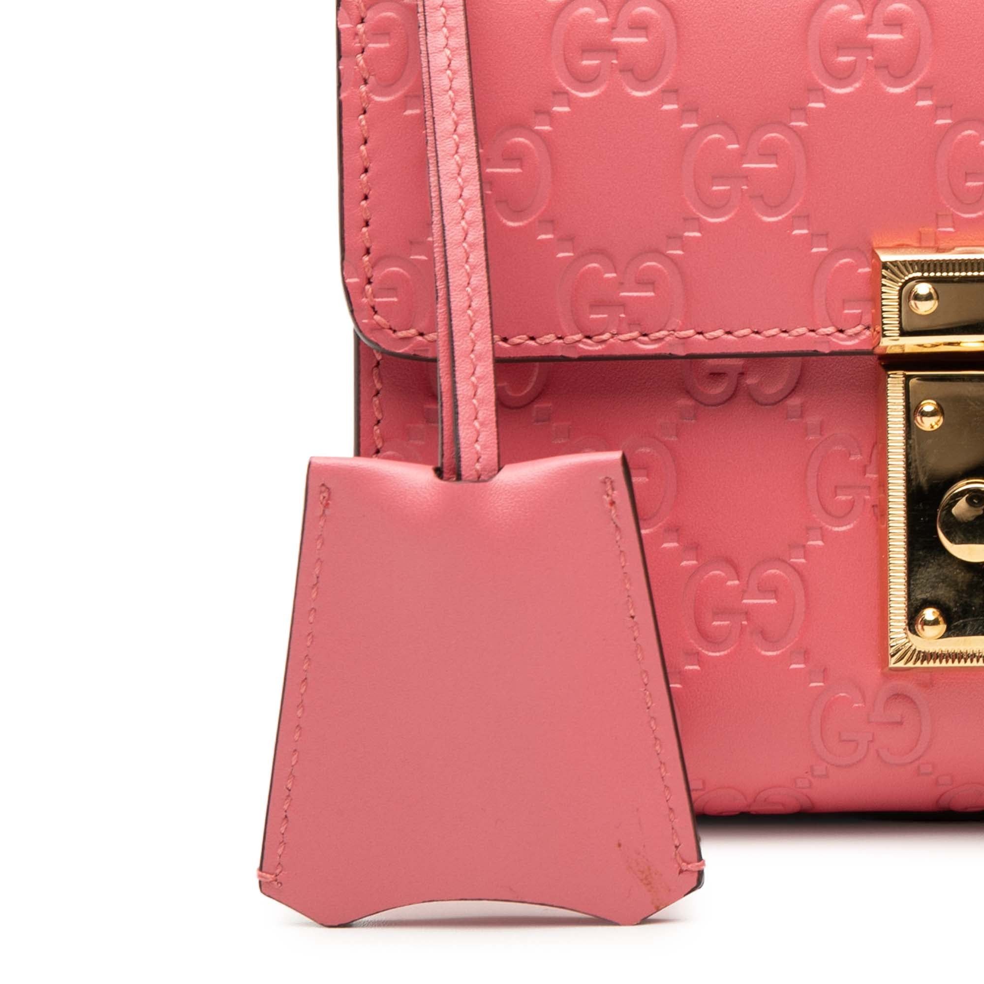 Gucci Small Guccissima Padlock Crossbody Size ONE SIZE - 8 Thumbnail