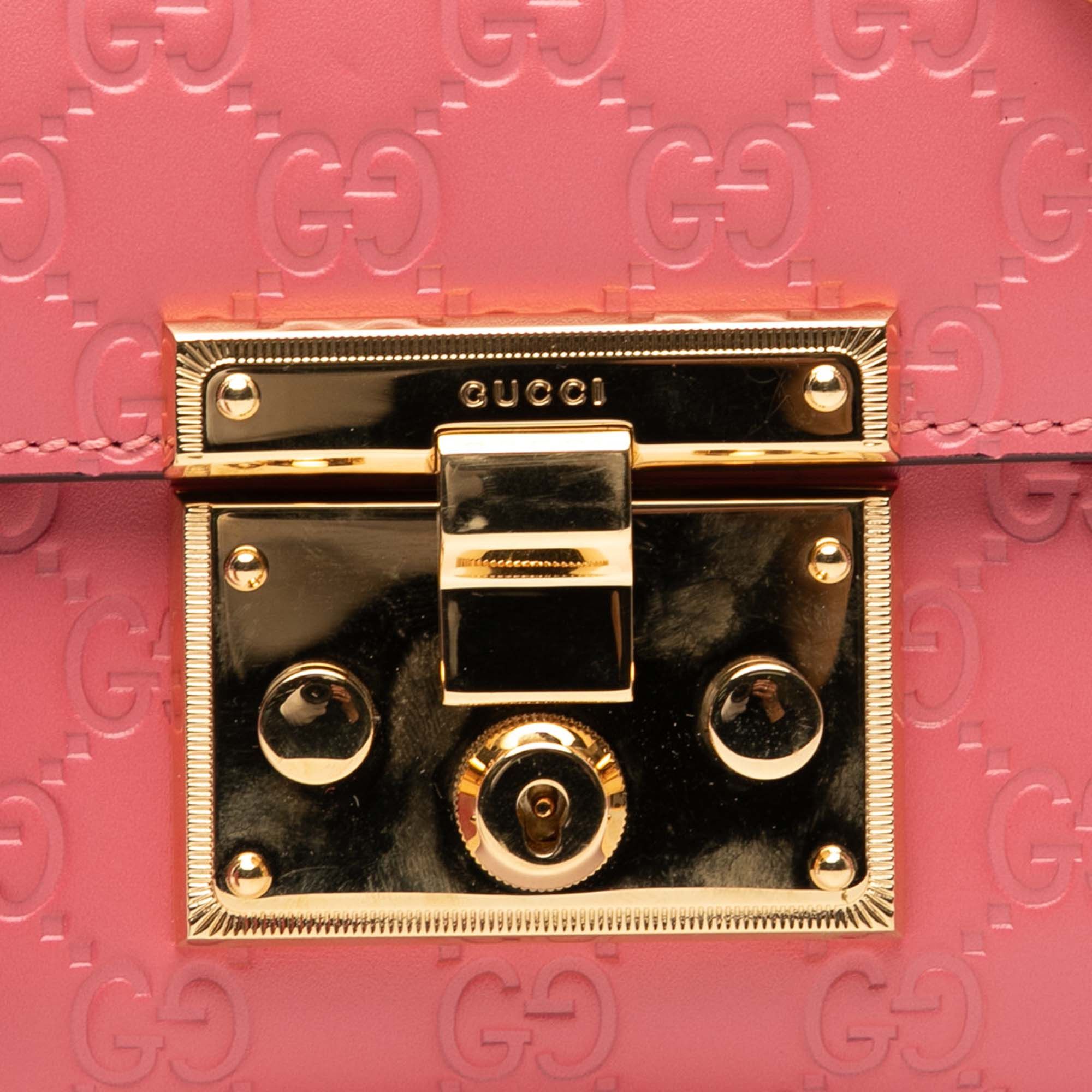 Gucci Small Guccissima Padlock Crossbody Size ONE SIZE - 7 Thumbnail