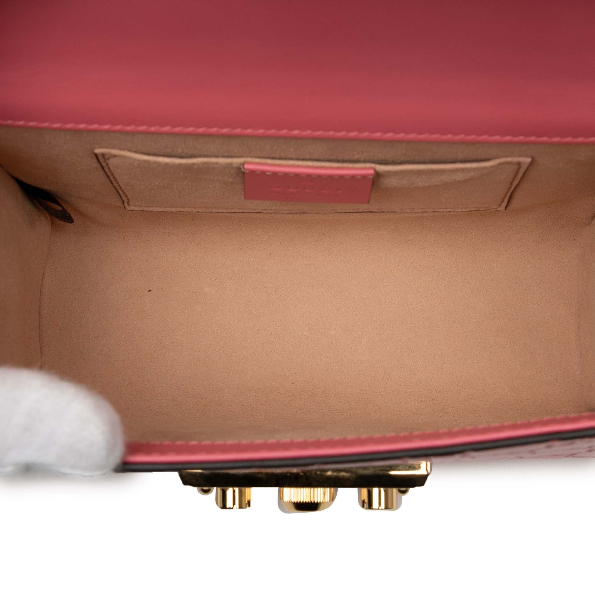 Gucci Small Guccissima Padlock Crossbody Size ONE SIZE - 4 Thumbnail
