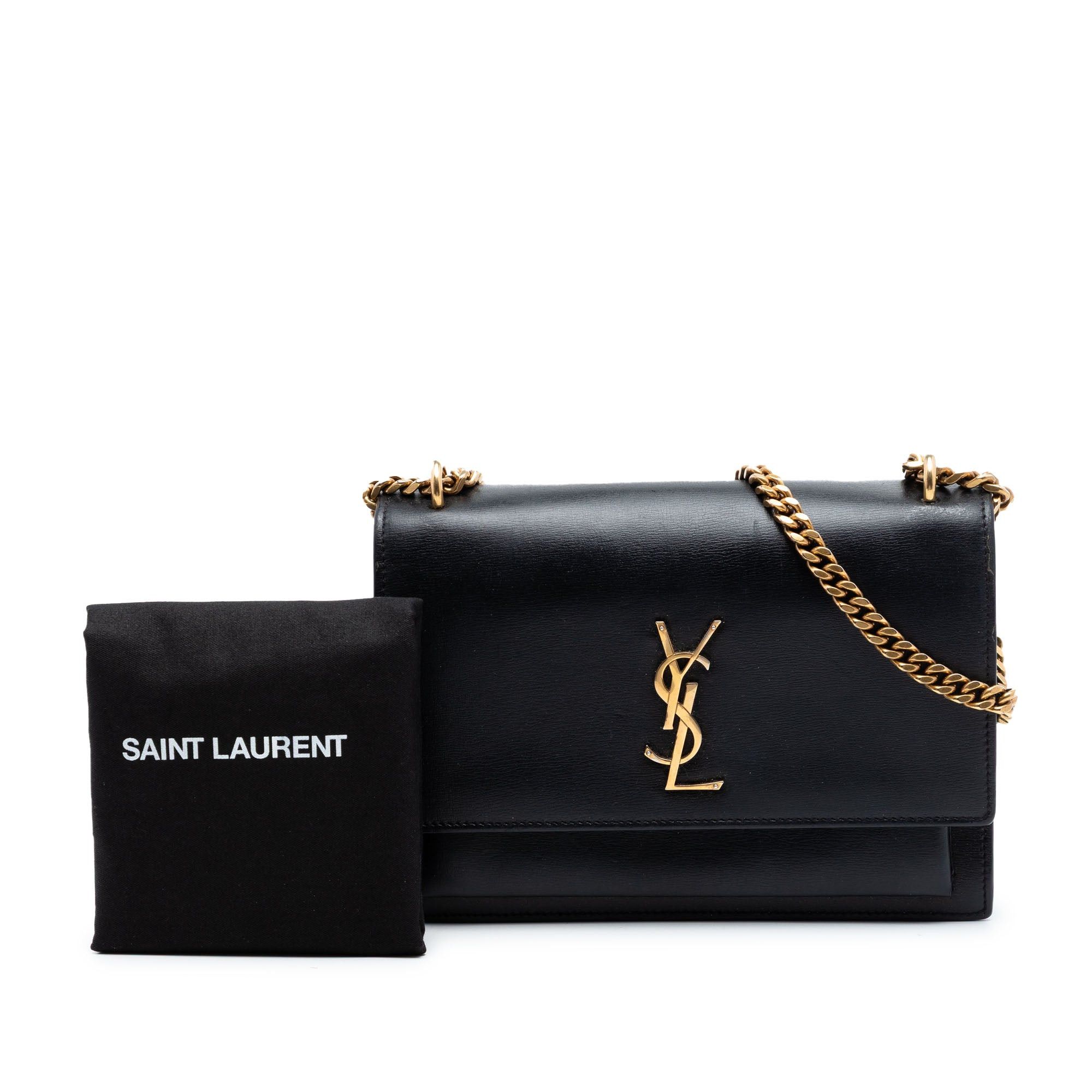 Saint Laurent Paris Medium Calfskin Monogram Sunset Crossbody Size ONE SIZE - 7 Thumbnail