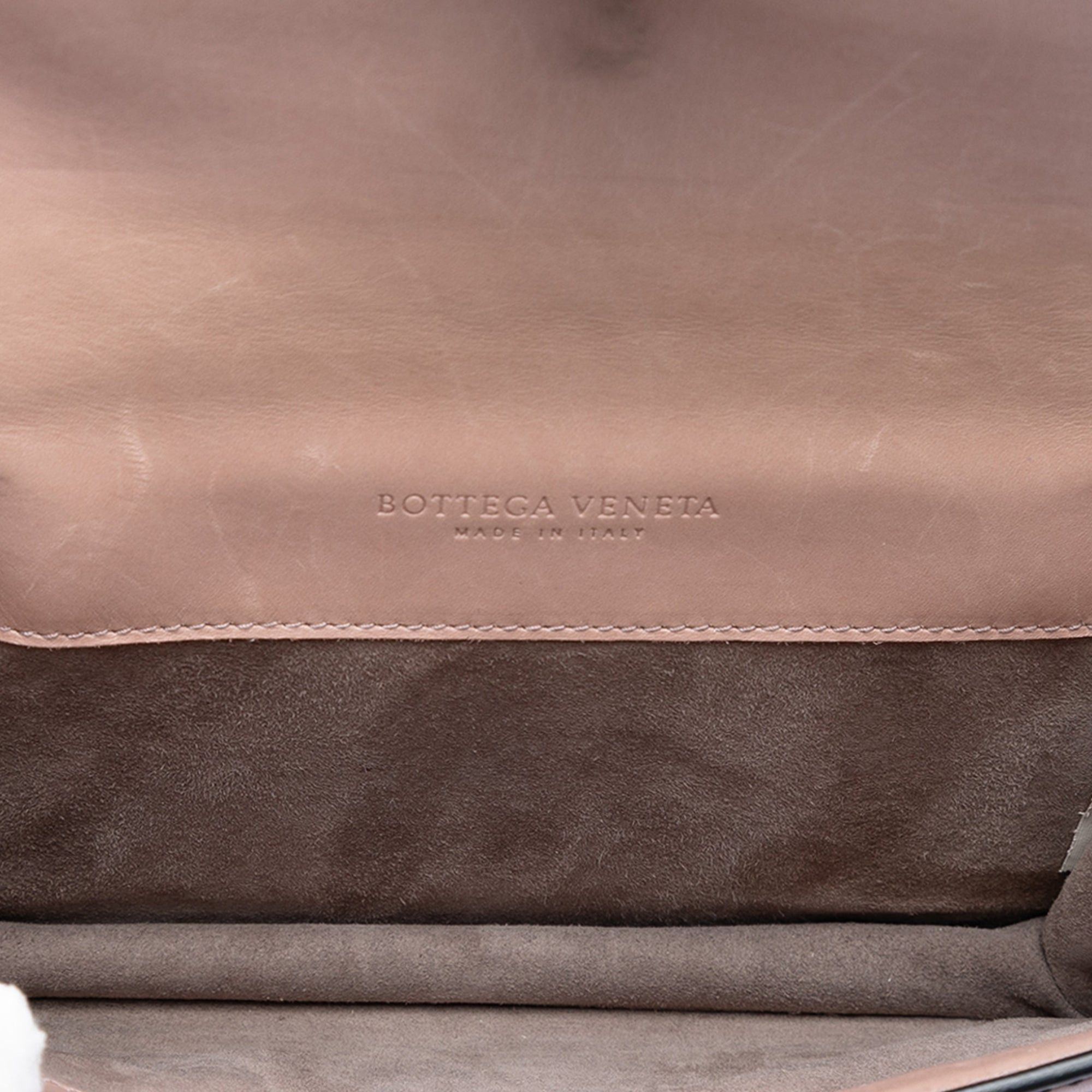 Bottega Veneta Nappa Intrecciato Mirror Lens Double Sided Flap Shoulder Bag Size ONE SIZE - 4 Thumbnail