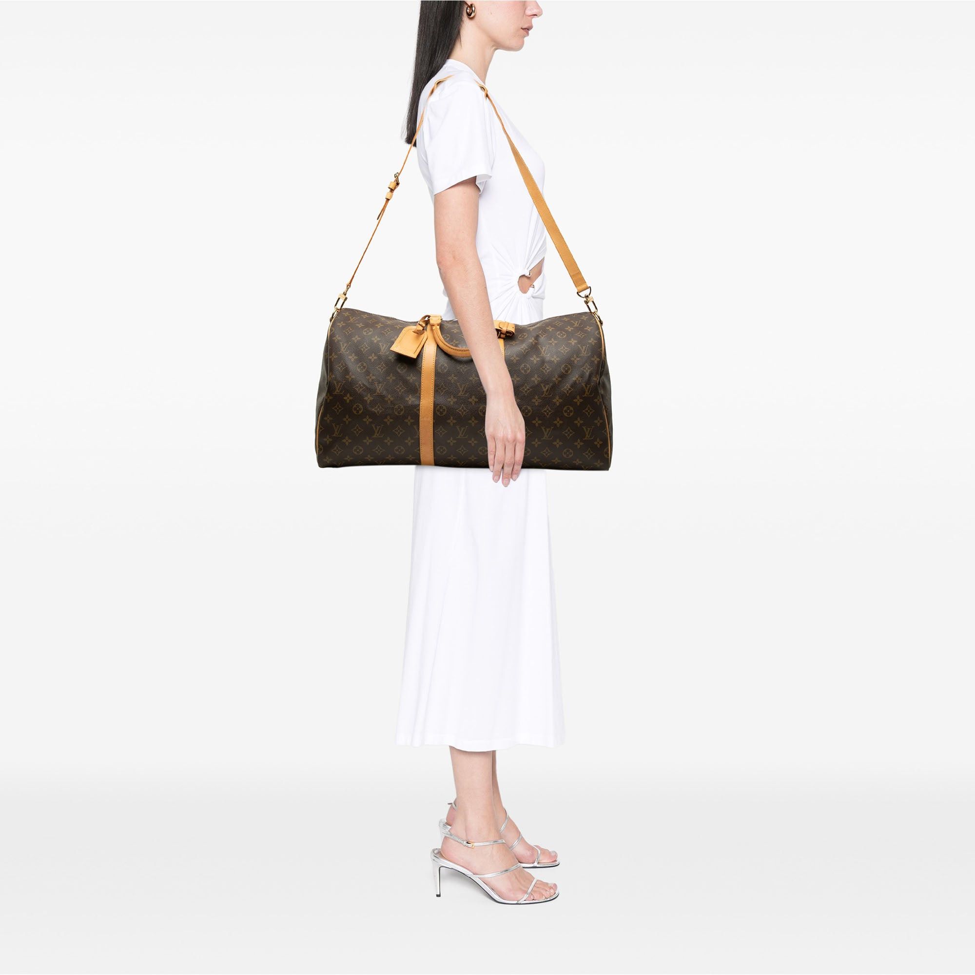 Louis Vuitton Monogram Keepall Bandouliere 55 Size ONE SIZE - 7 Thumbnail
