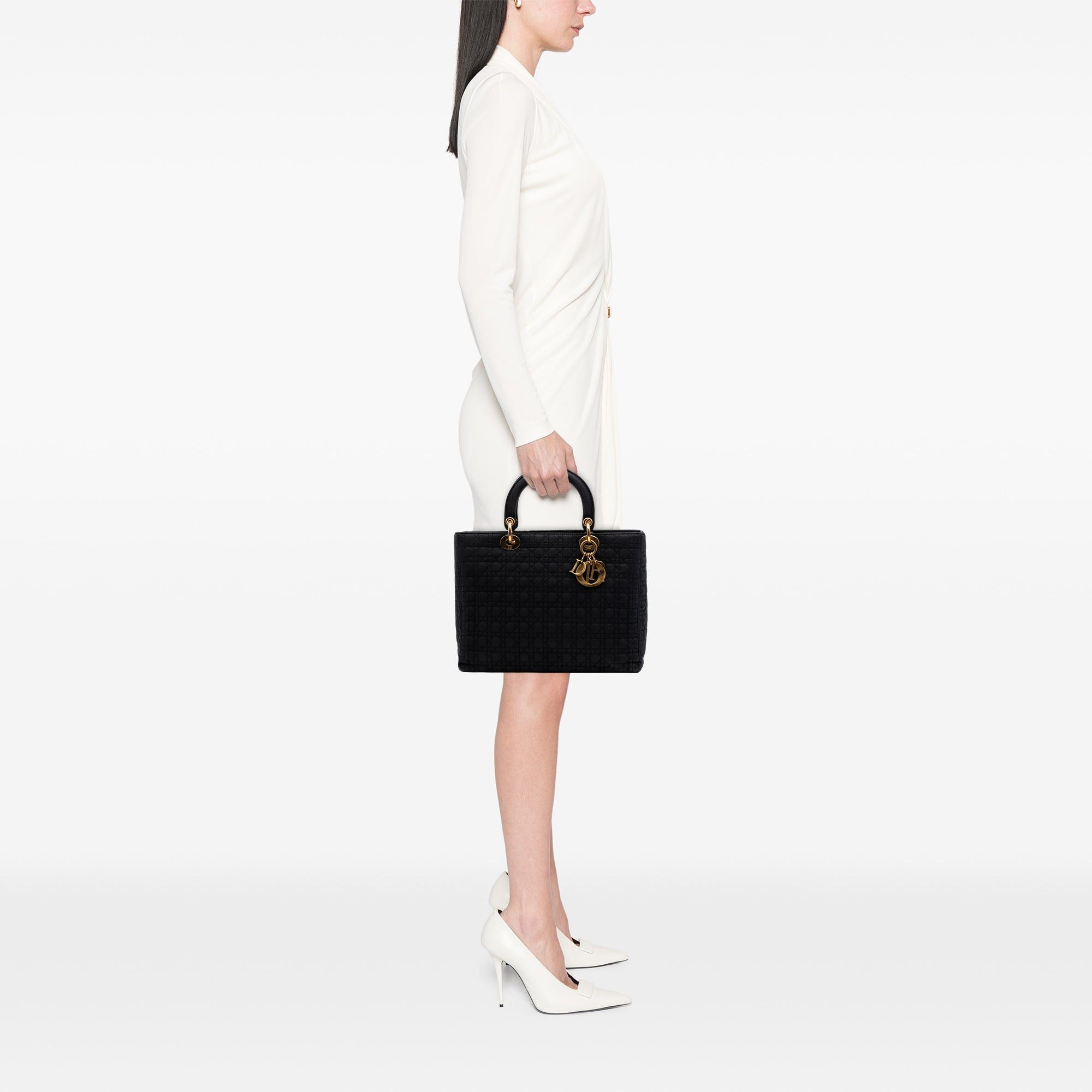 Dior Large Nylon Microcannage Lady Dior Size ONE SIZE - 6 Thumbnail