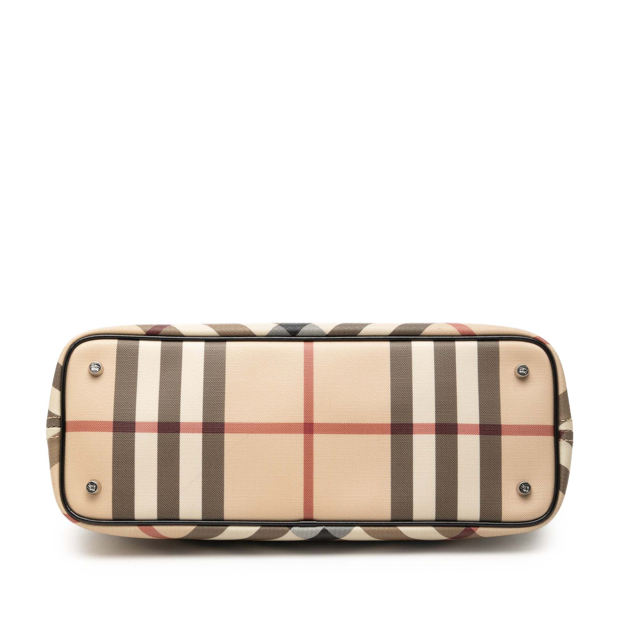 Burberry Supernova Check Coated Canvas Tote Size ONE SIZE - 3 Thumbnail