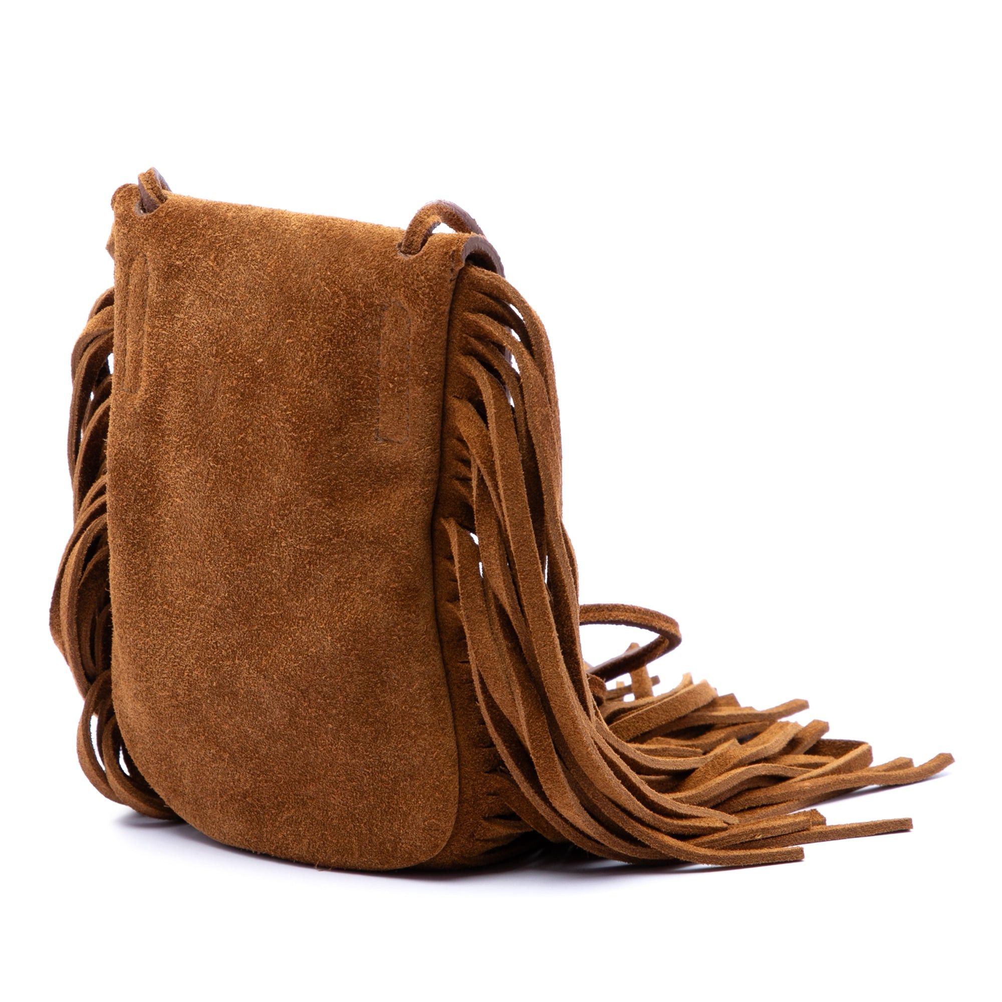 Saint Laurent Paris Toy Suede Anita Fringed Crossbody Size ONE SIZE - 2 Thumbnail