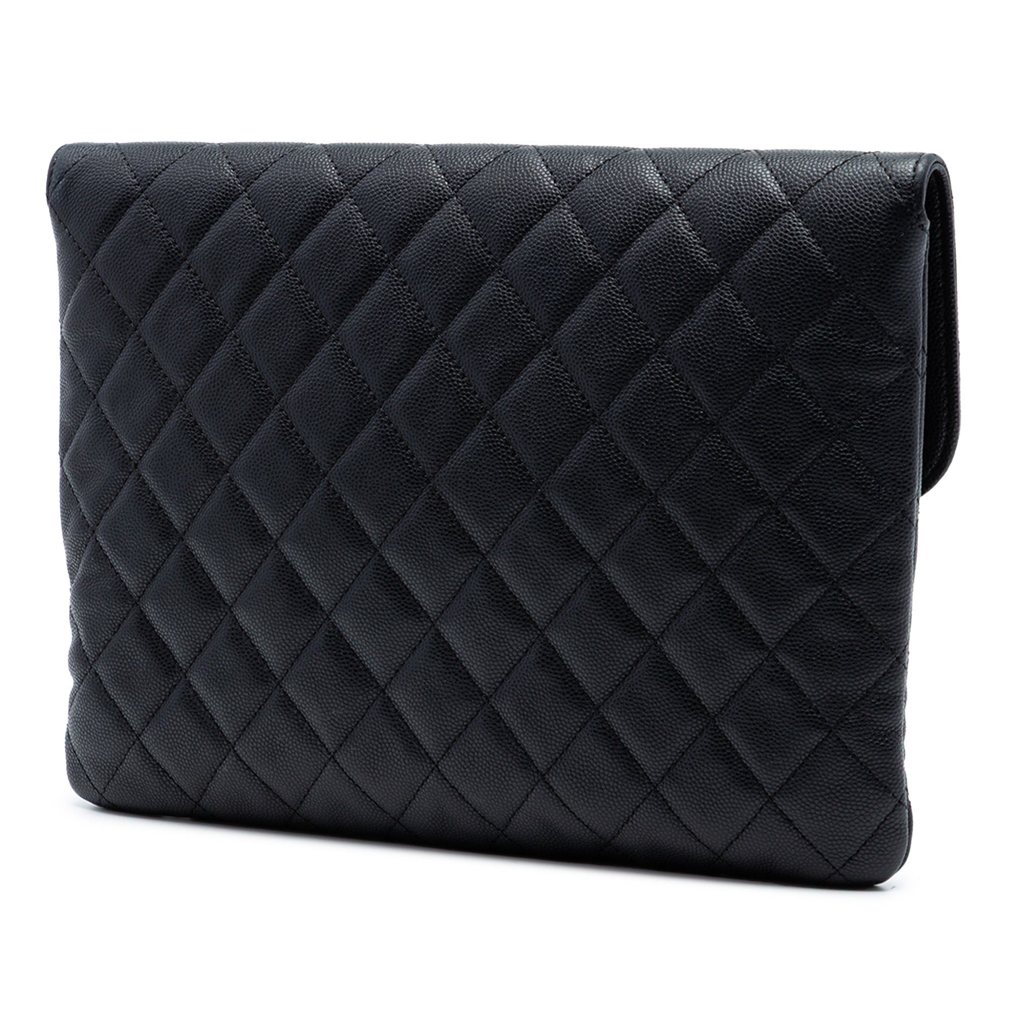 Chanel Medium Quilted Caviar Golden Class O Case Clutch Size ONE SIZE - 2 Thumbnail