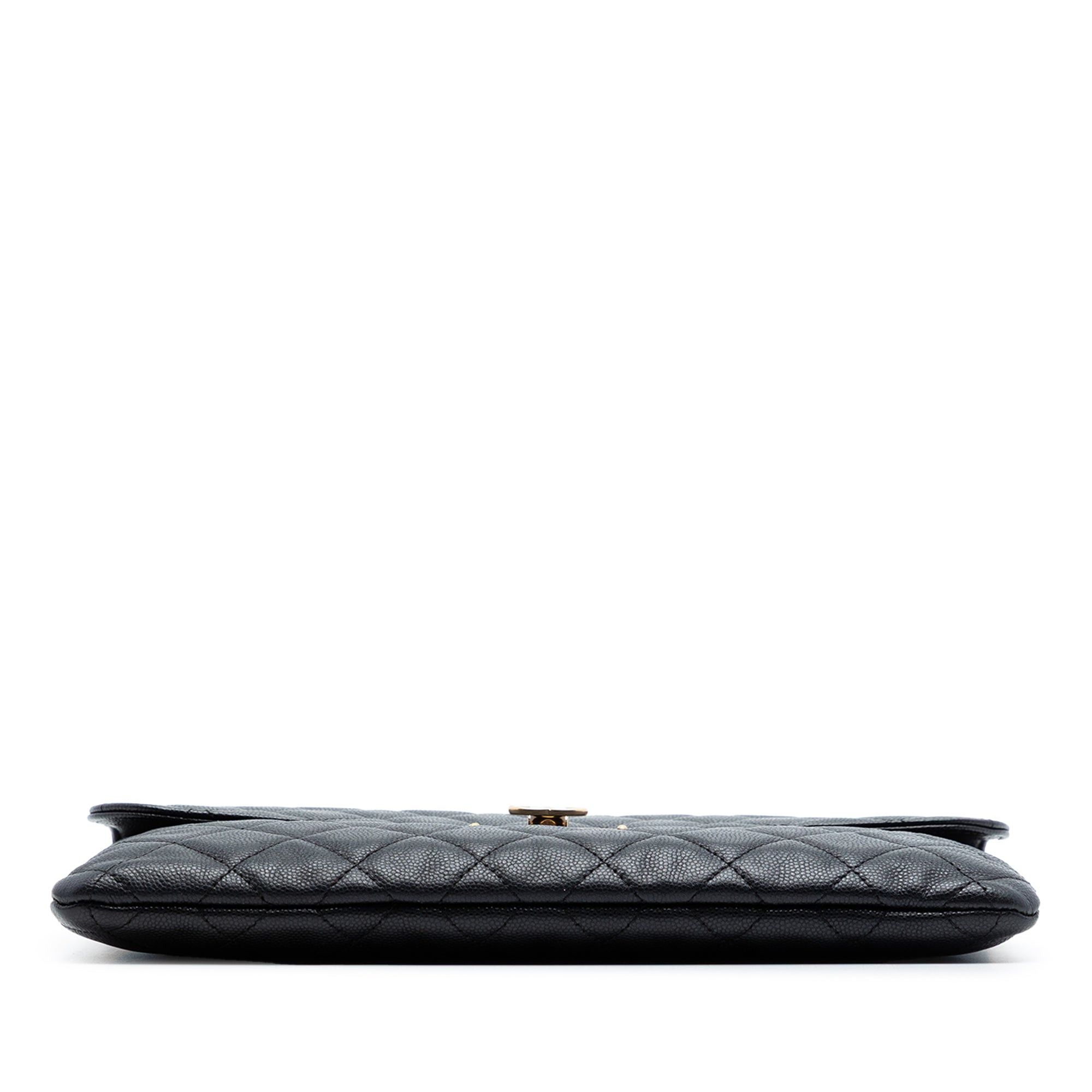 Chanel Medium Quilted Caviar Golden Class O Case Clutch Size ONE SIZE - 3 Thumbnail