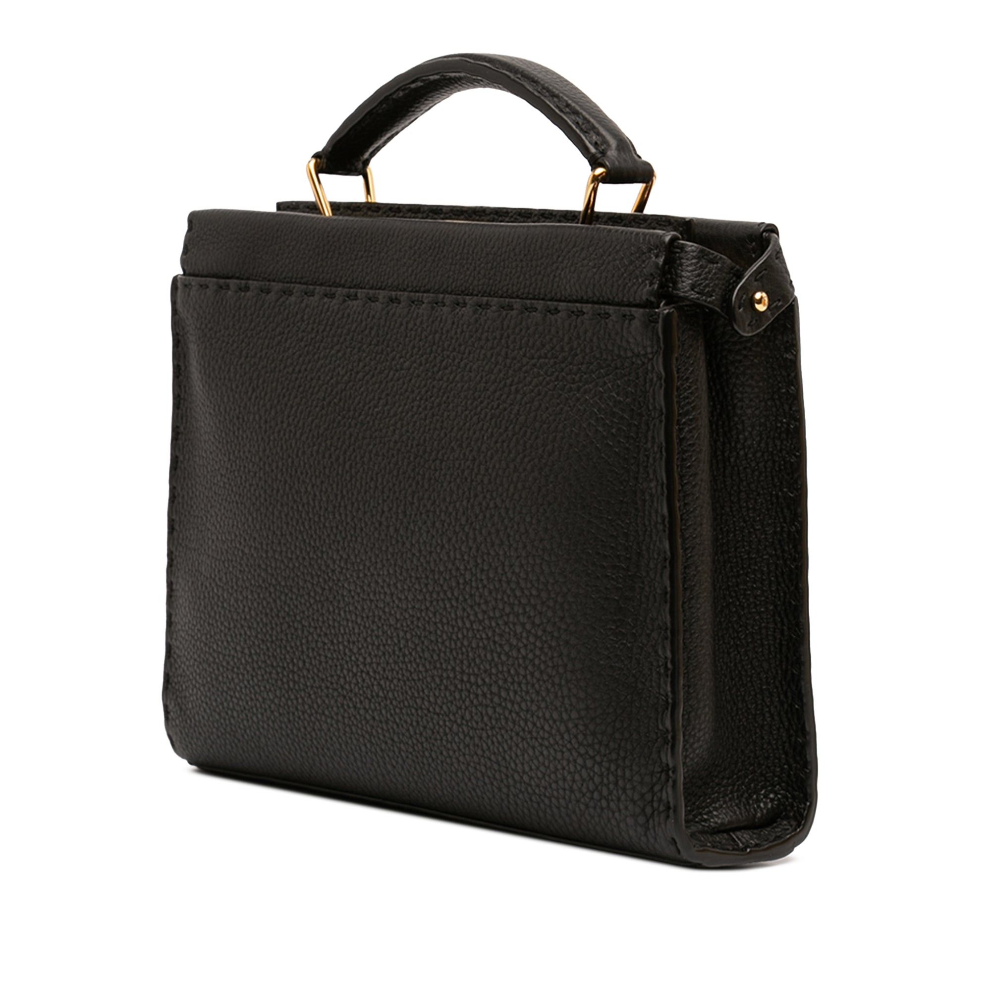Fendi Mini Calfskin Romano Selleria Peekaboo Iconic Fit Satchel Size ONE SIZE - 2 Thumbnail