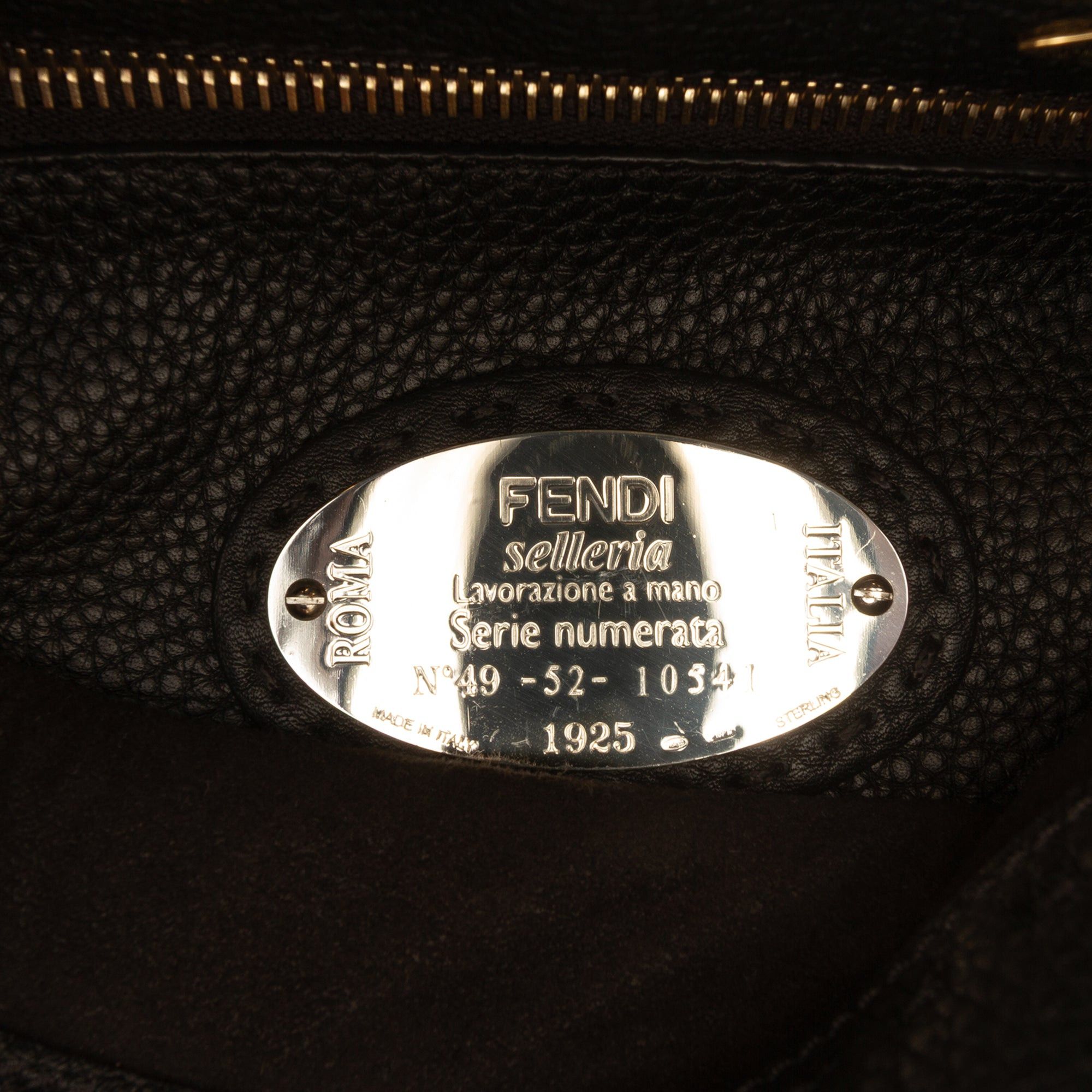Fendi Mini Calfskin Romano Selleria Peekaboo Iconic Fit Satchel Size ONE SIZE - 6 Thumbnail
