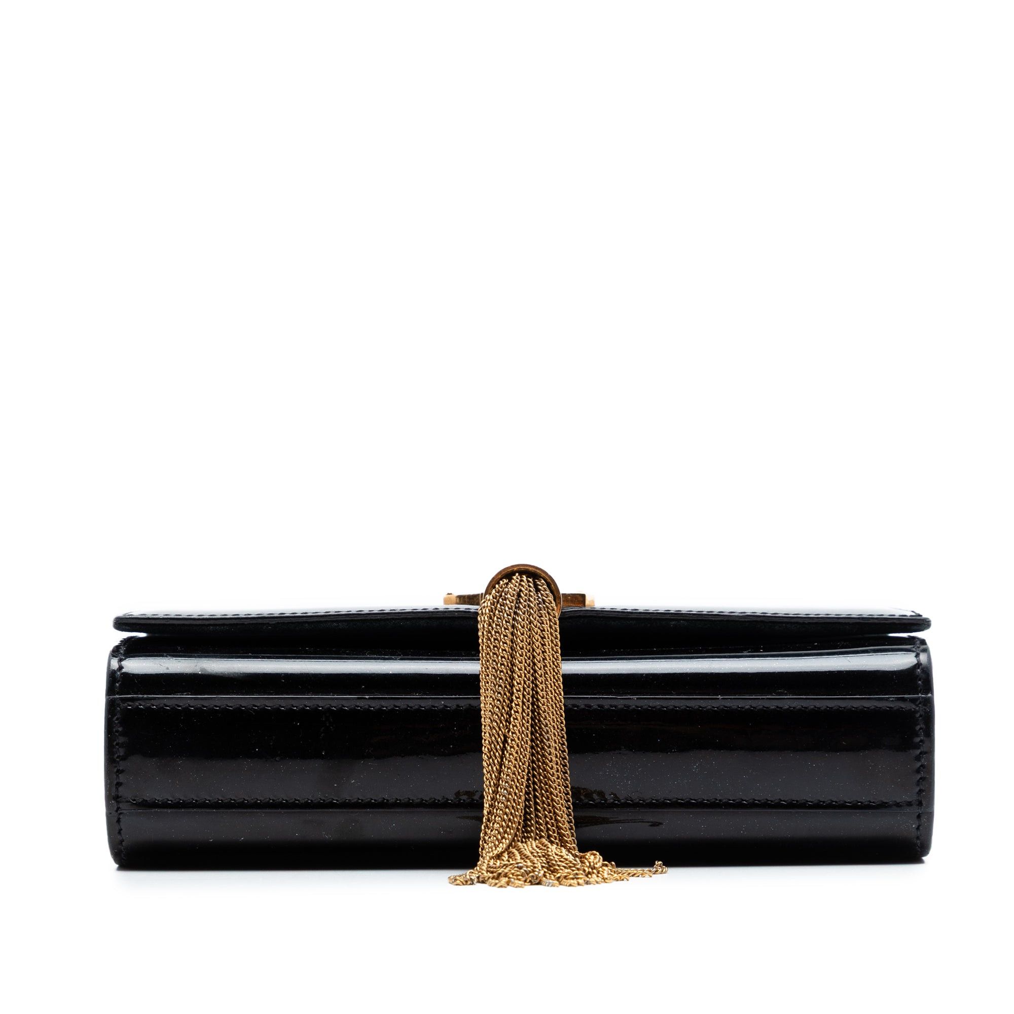 Saint Laurent Paris Small Patent Classic Monogram Kate Tassel Crossbody Size ONE SIZE - 3 Thumbnail