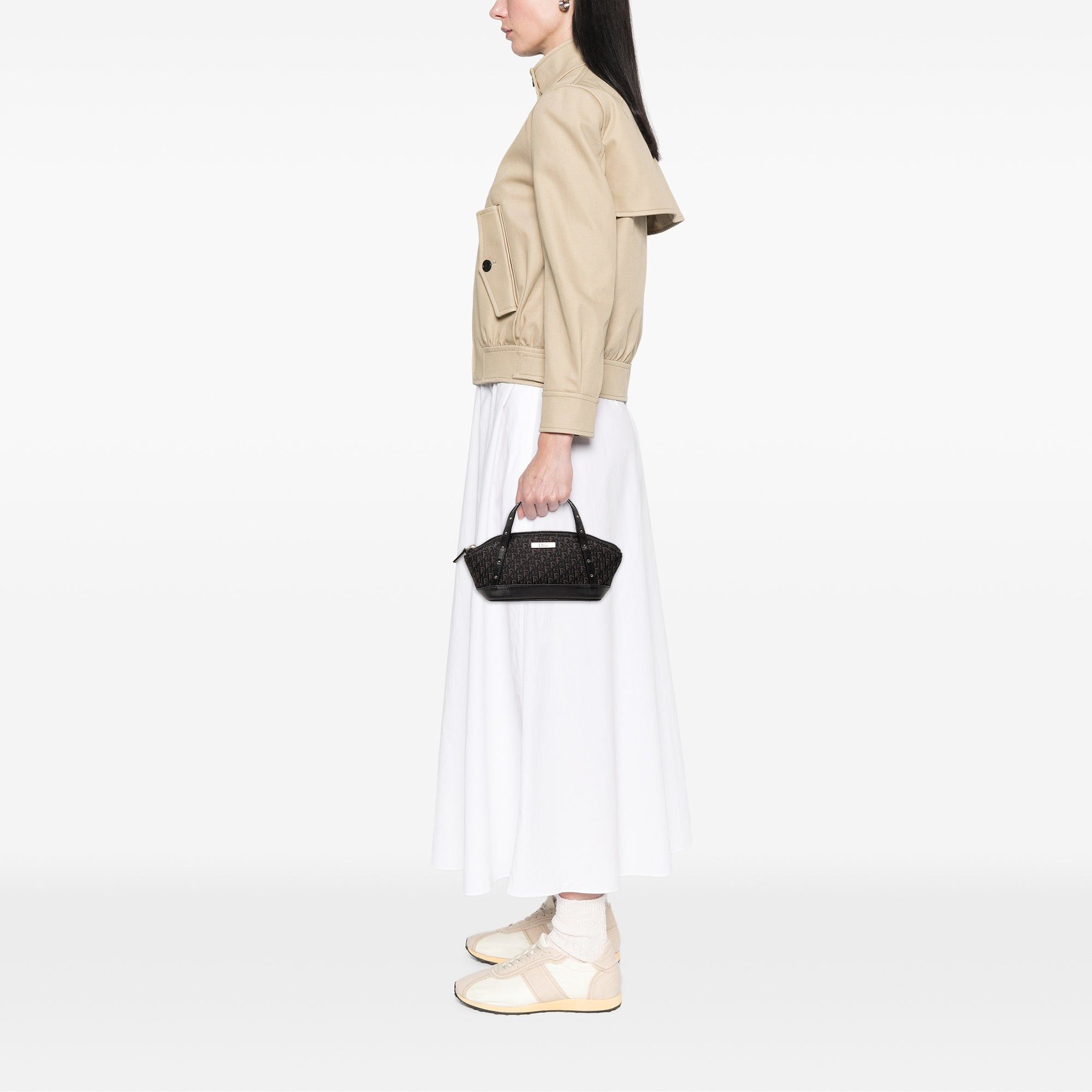 Dior Mini Diorissimo Trotter Canvas Street Chic Handbag Size ONE SIZE - 7 Thumbnail