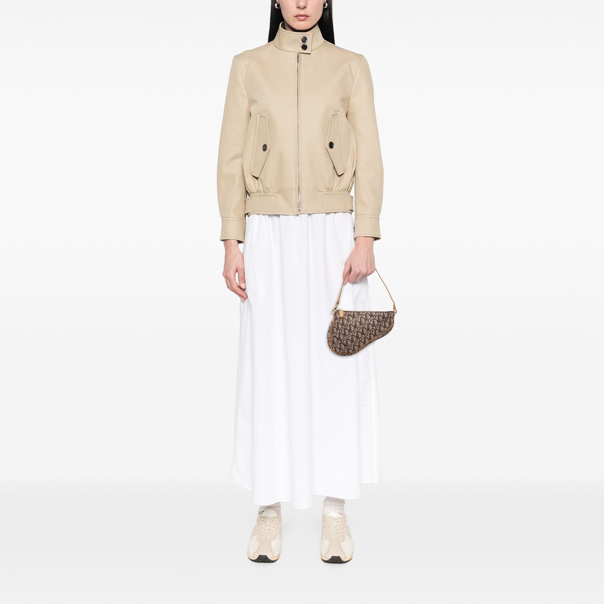 Dior Mini Diorissimo Canvas Saddle Pochette Size ONE SIZE - 7 Thumbnail