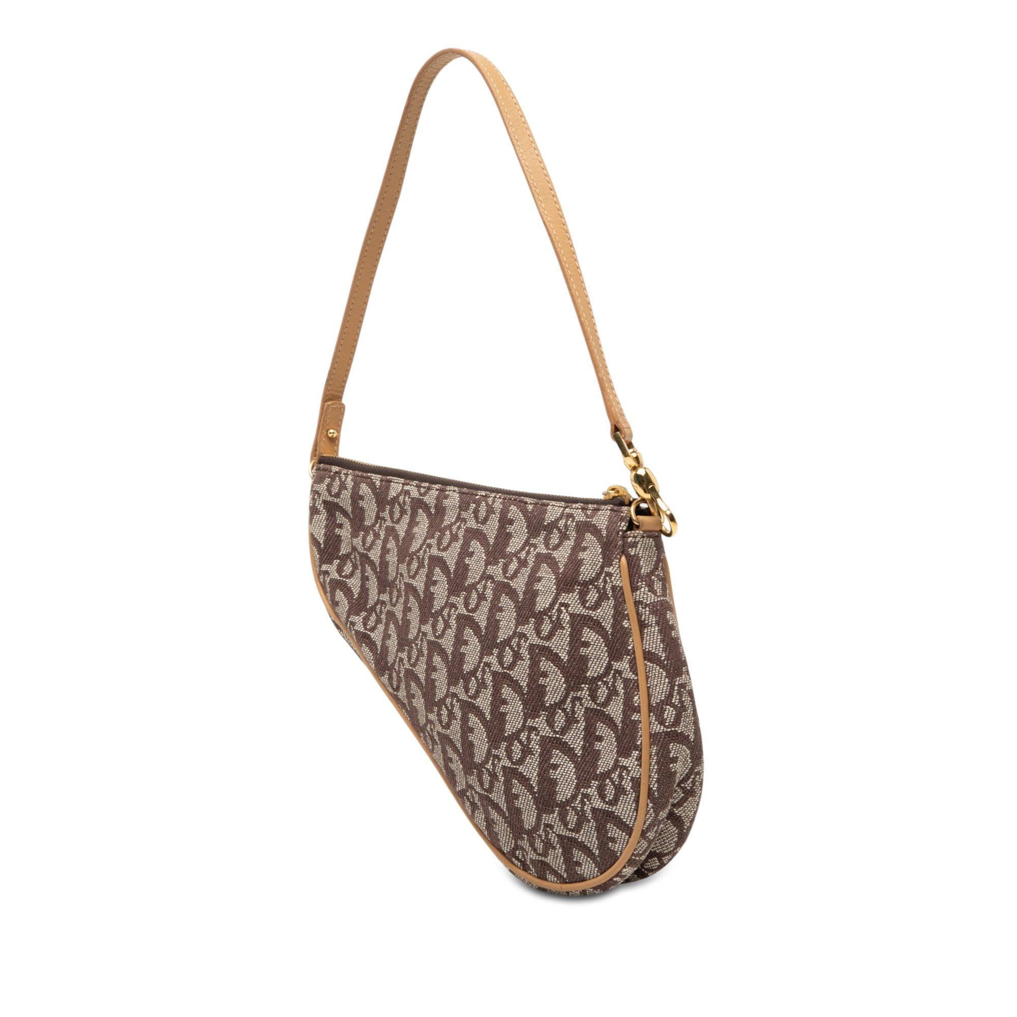 Dior Mini Diorissimo Canvas Saddle Pochette Size ONE SIZE - 2 Thumbnail