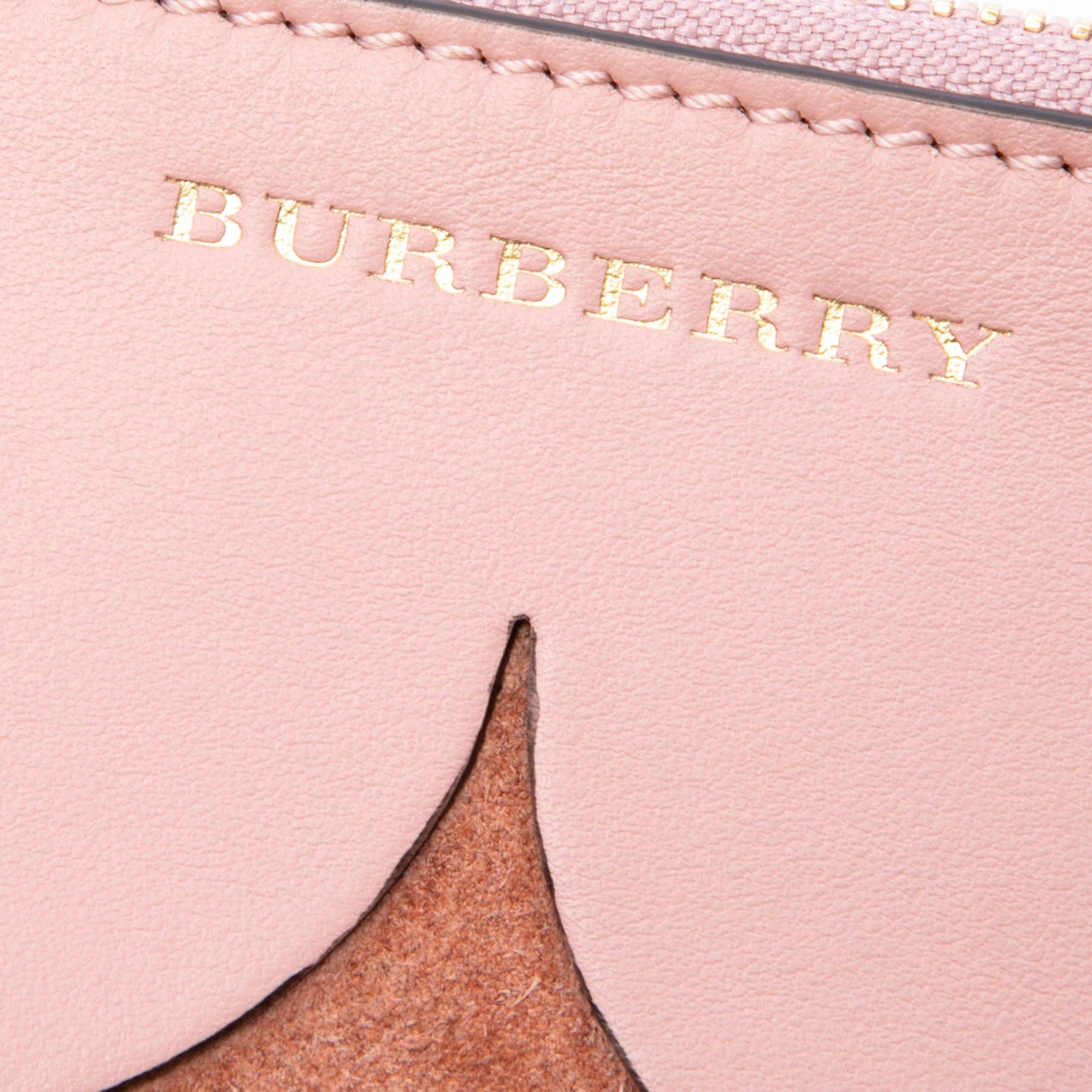 Burberry Scalloped Leather and Suede Peyton Crossbody Size ONE SIZE - 5 Thumbnail