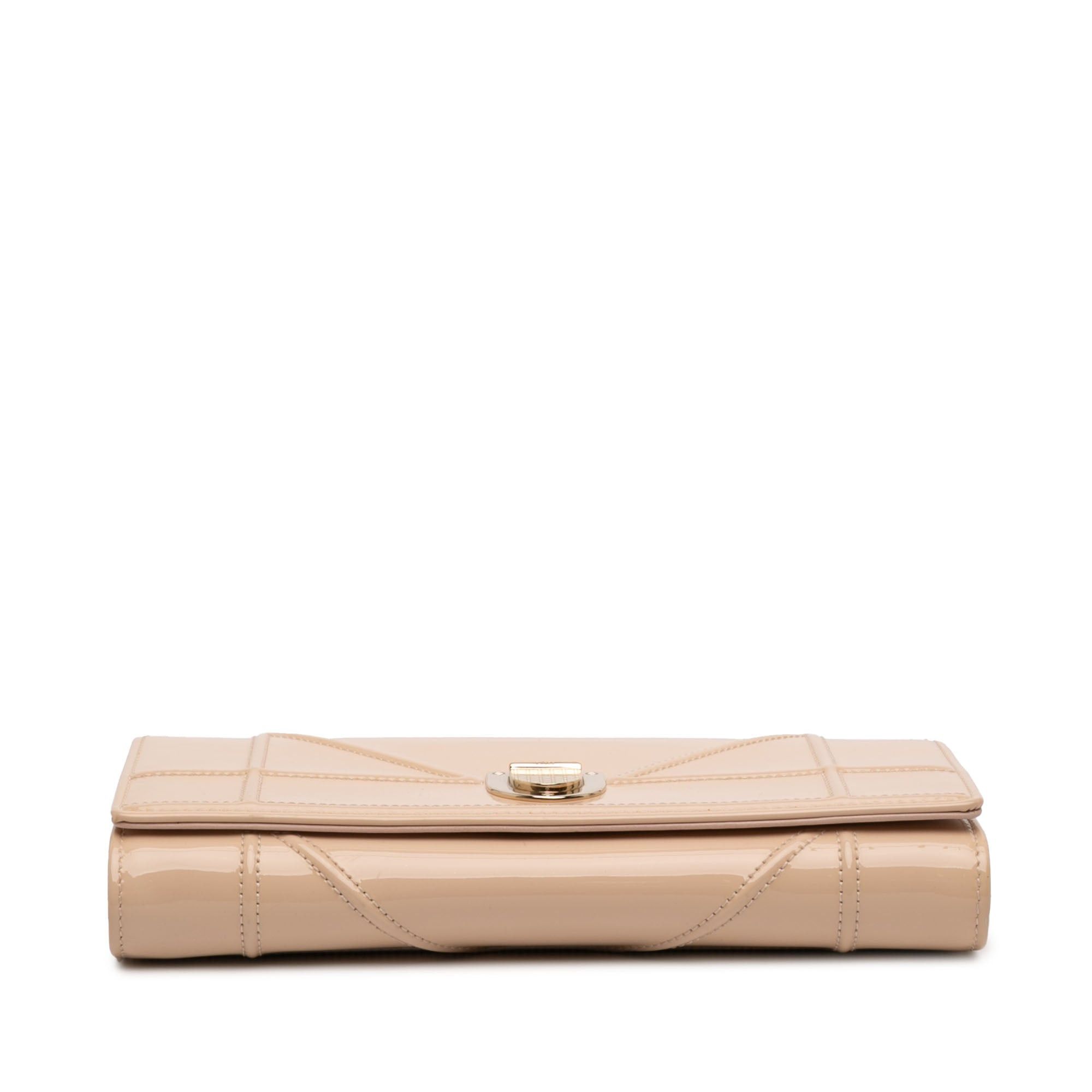 Dior Patent Diorama Wallet On Chain Size ONE SIZE - 3 Thumbnail