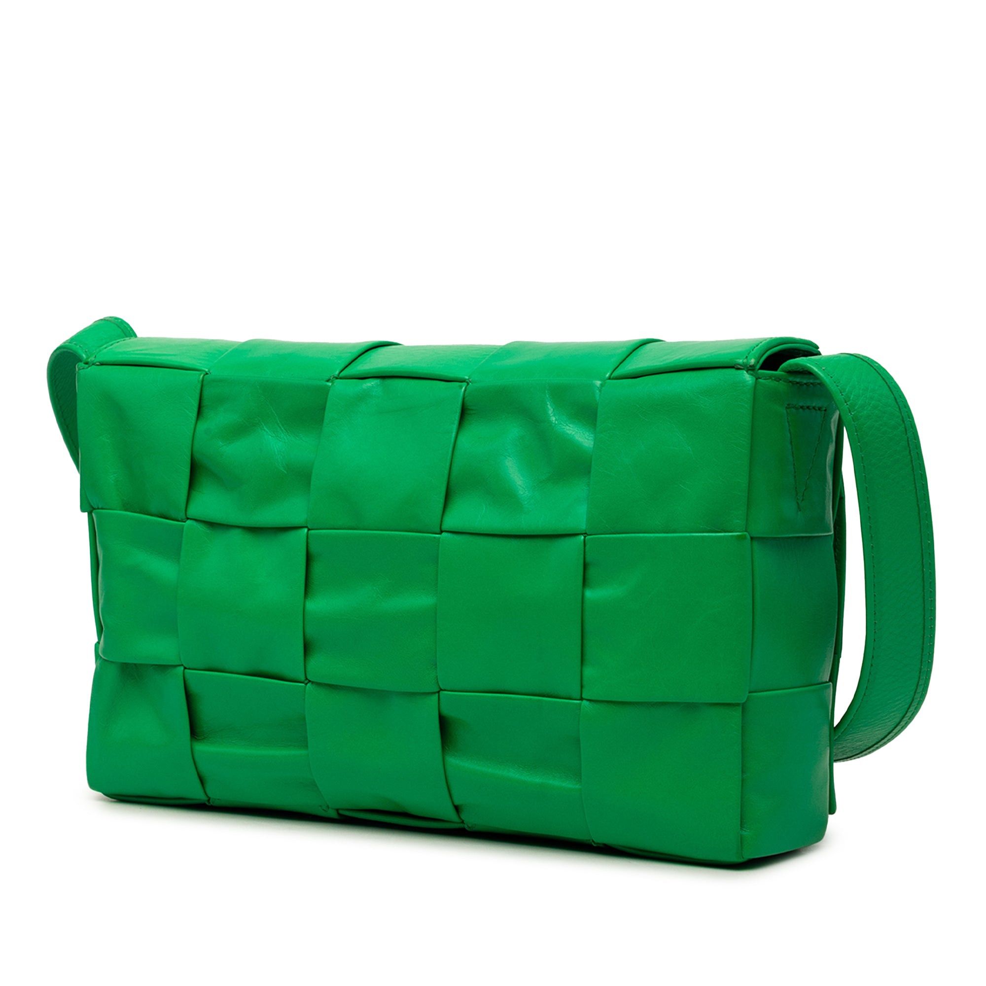 Bottega Veneta Small Paper Calfskin Intrecciato Cassette Crossbody Size ONE SIZE - 2 Thumbnail