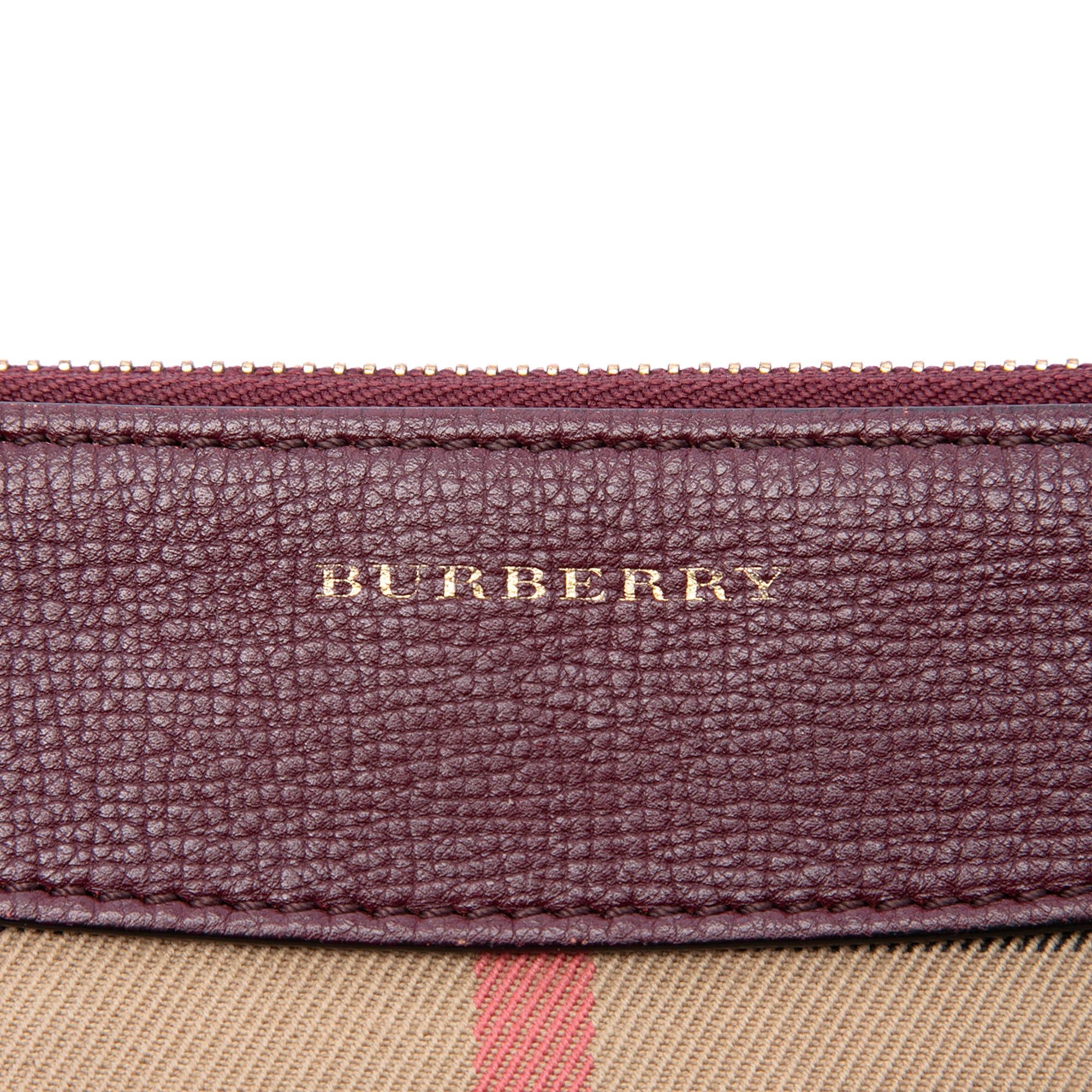 Burberry House Check Canvas Derby Peyton Crossbody Size ONE SIZE - 5 Thumbnail