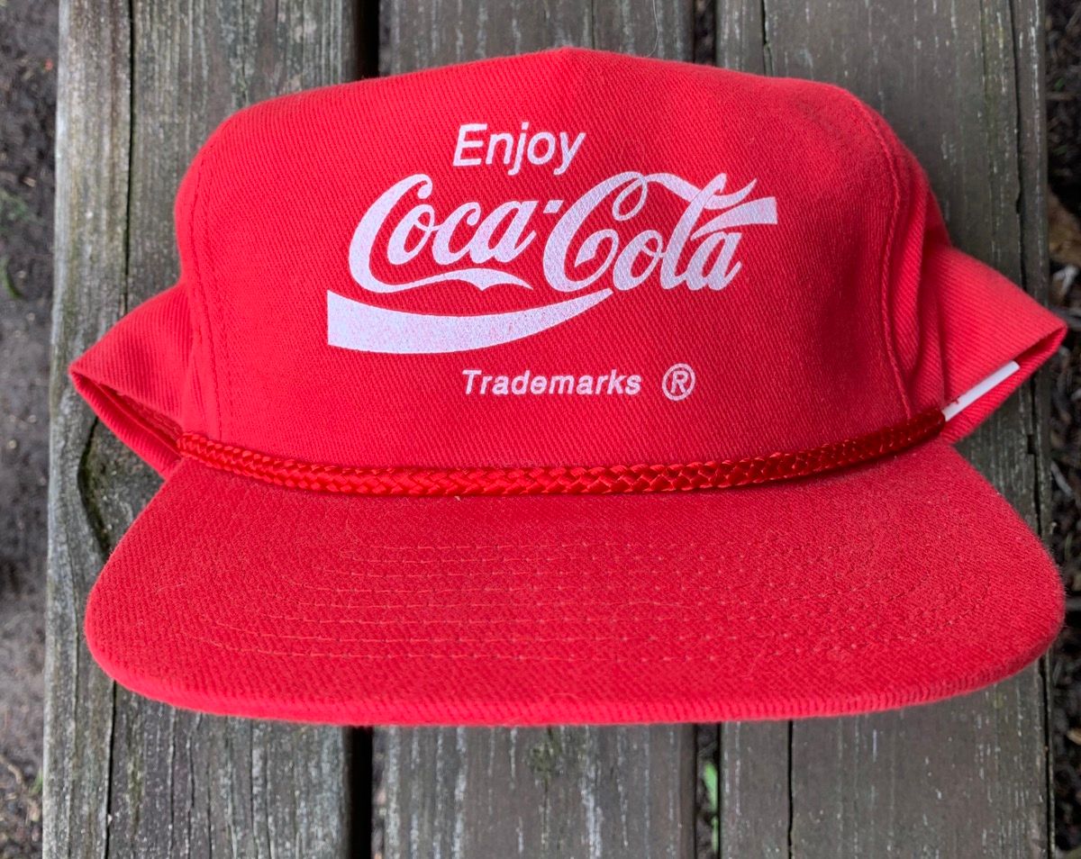 Vintage Vintage Hat Coca-Cola 80s Hat Size ONE SIZE - 1 Preview