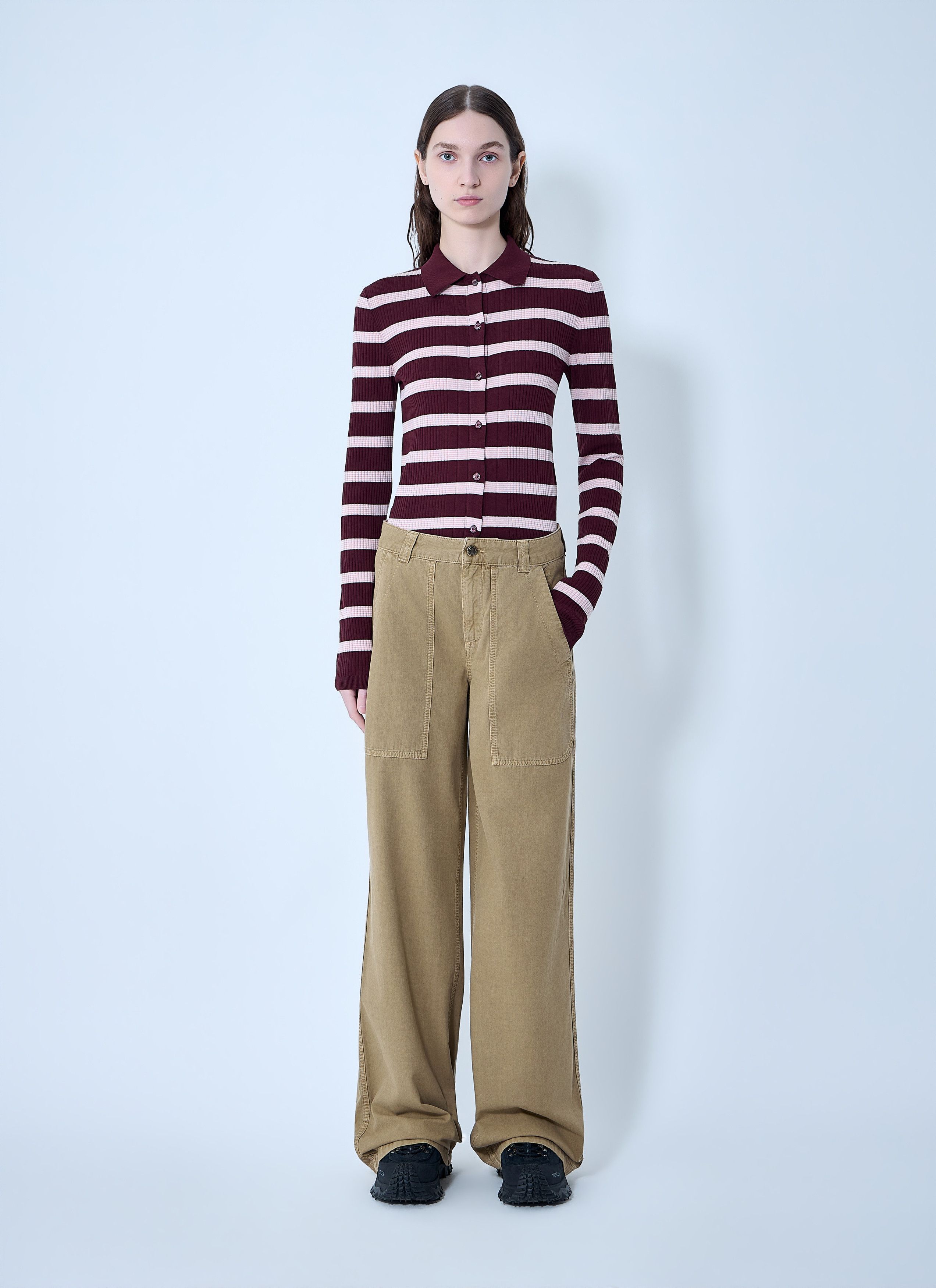 Moncler Utility Wide-Leg Trousers Size 30" / US 8 / IT 44 - 2 Thumbnail