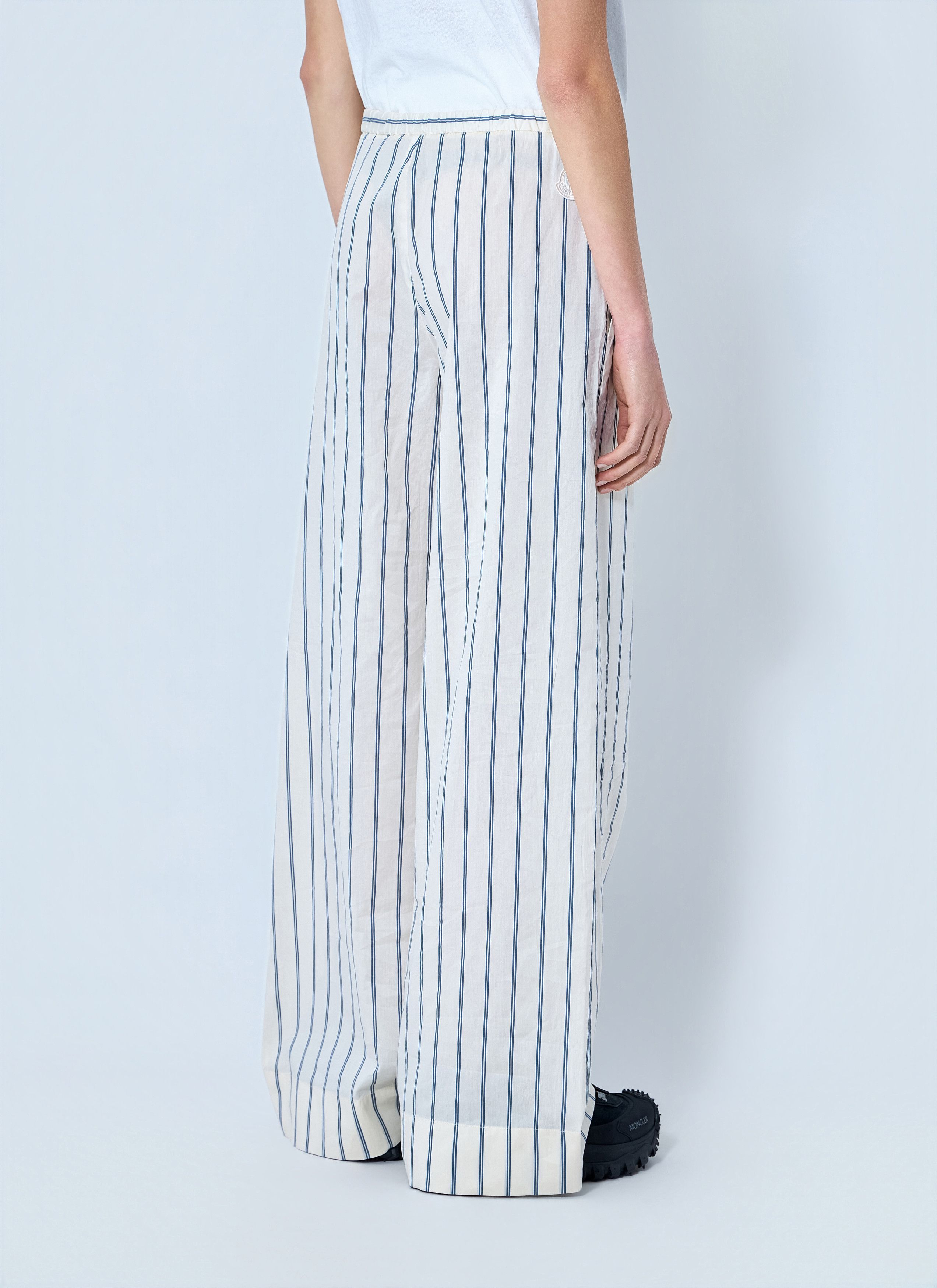 Moncler Striped Trousers Size 28" / US 6 / IT 42 - 4 Thumbnail