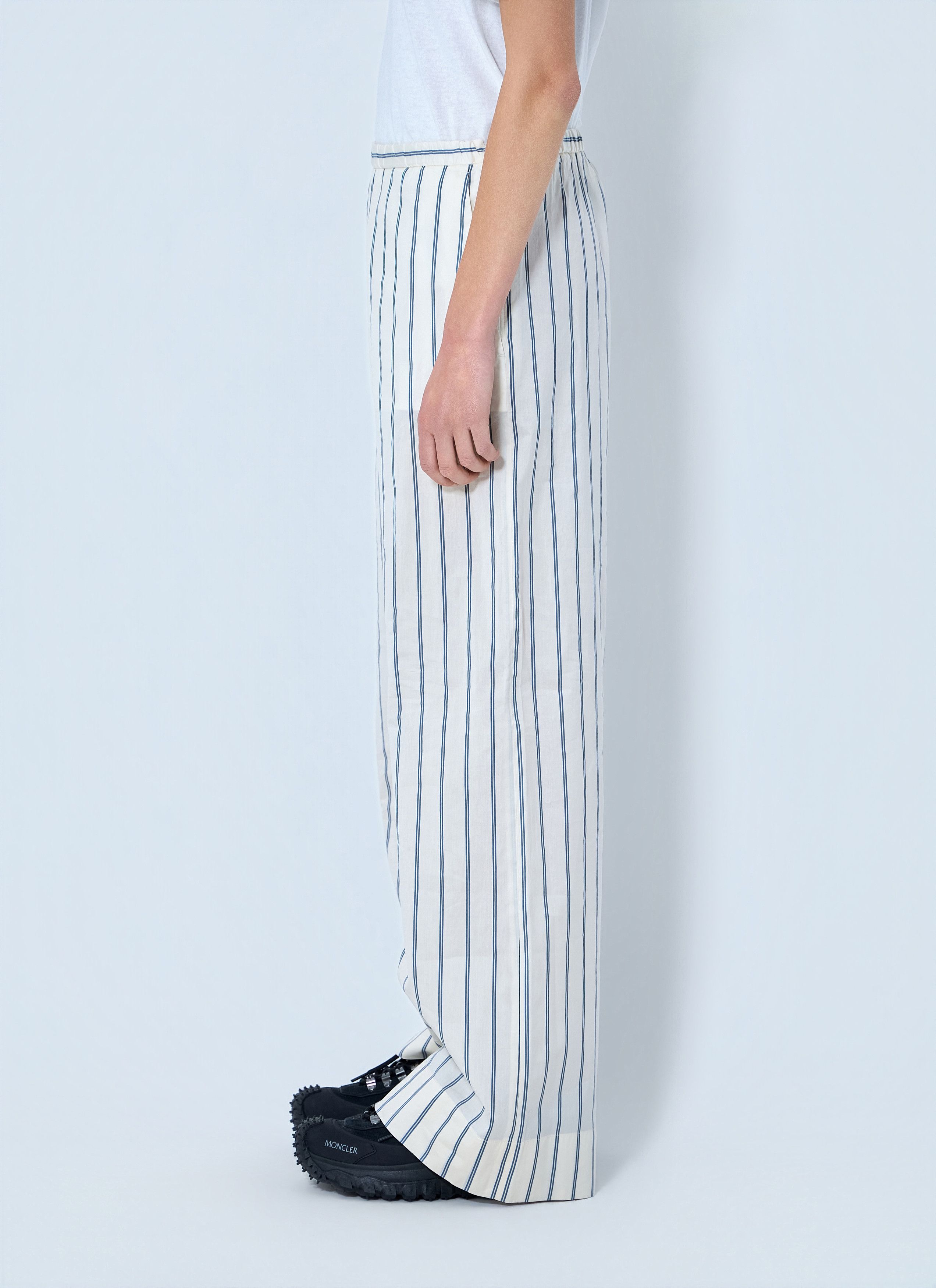Moncler Striped Trousers Size 28" / US 6 / IT 42 - 3 Thumbnail