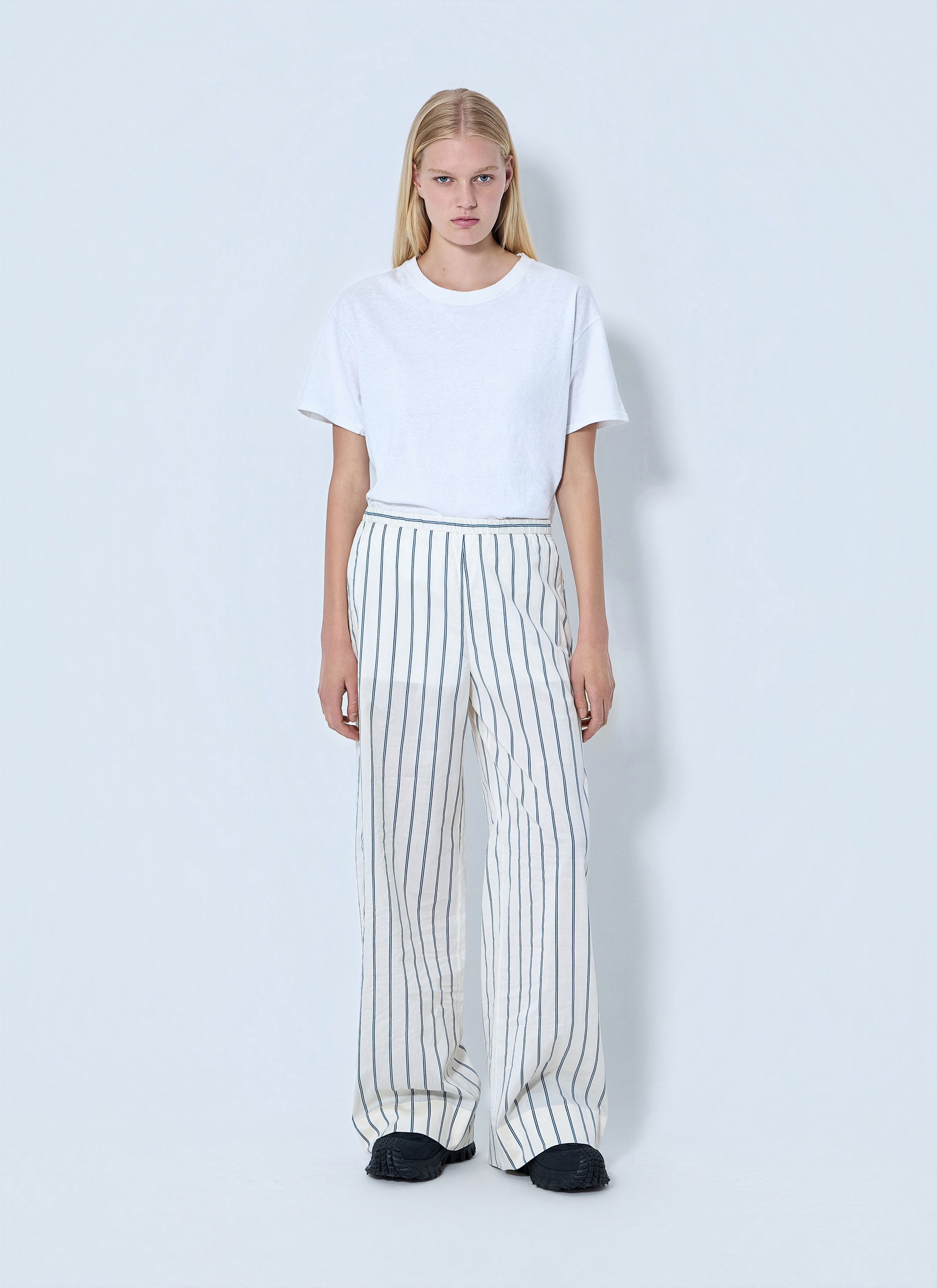 Moncler Striped Trousers Size 30" / US 8 / IT 44 - 2 Thumbnail