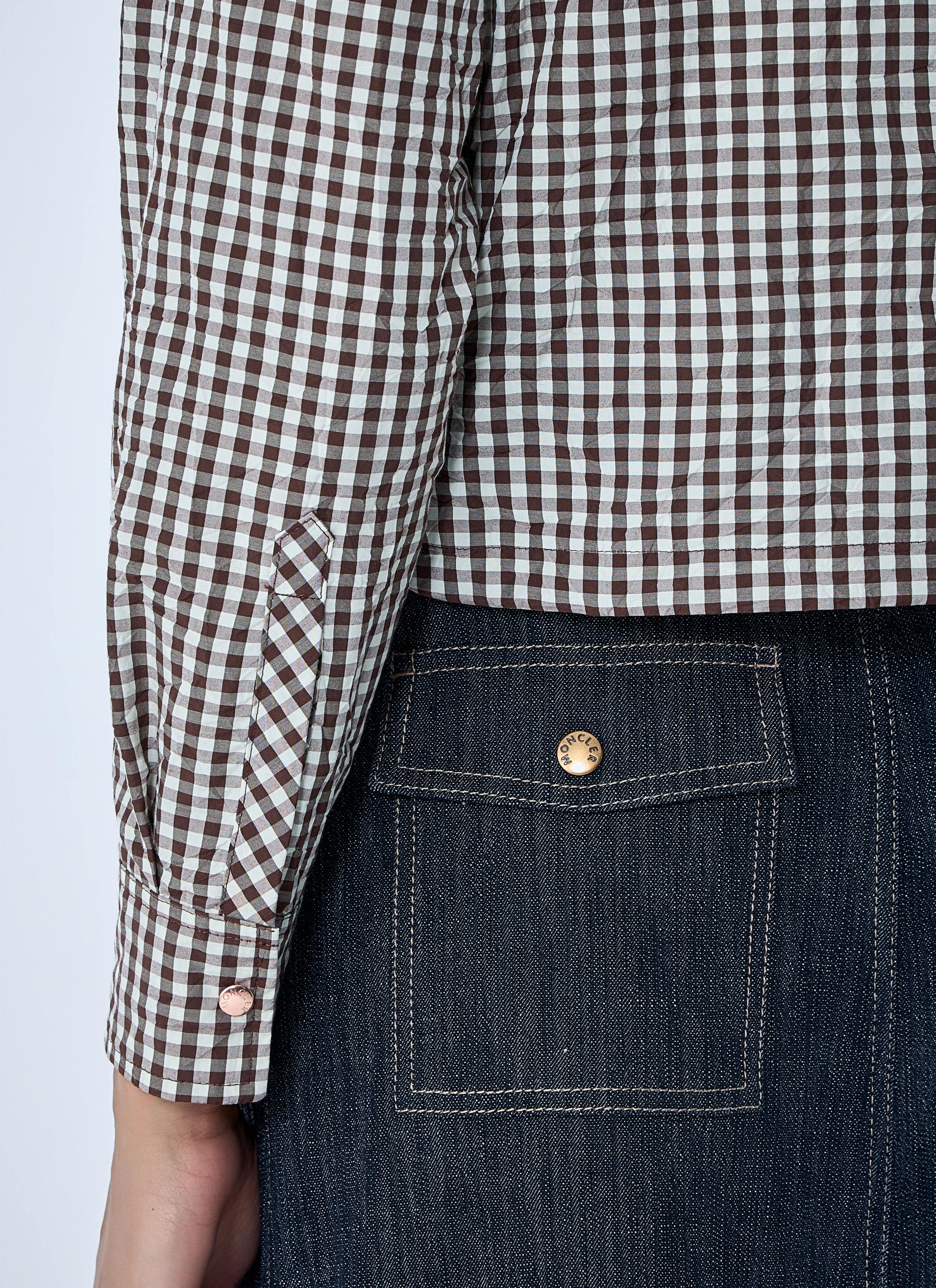 Moncler Gingham Check Shirt Jacket Size M / US 6-8 / IT 42-44 - 6 Thumbnail