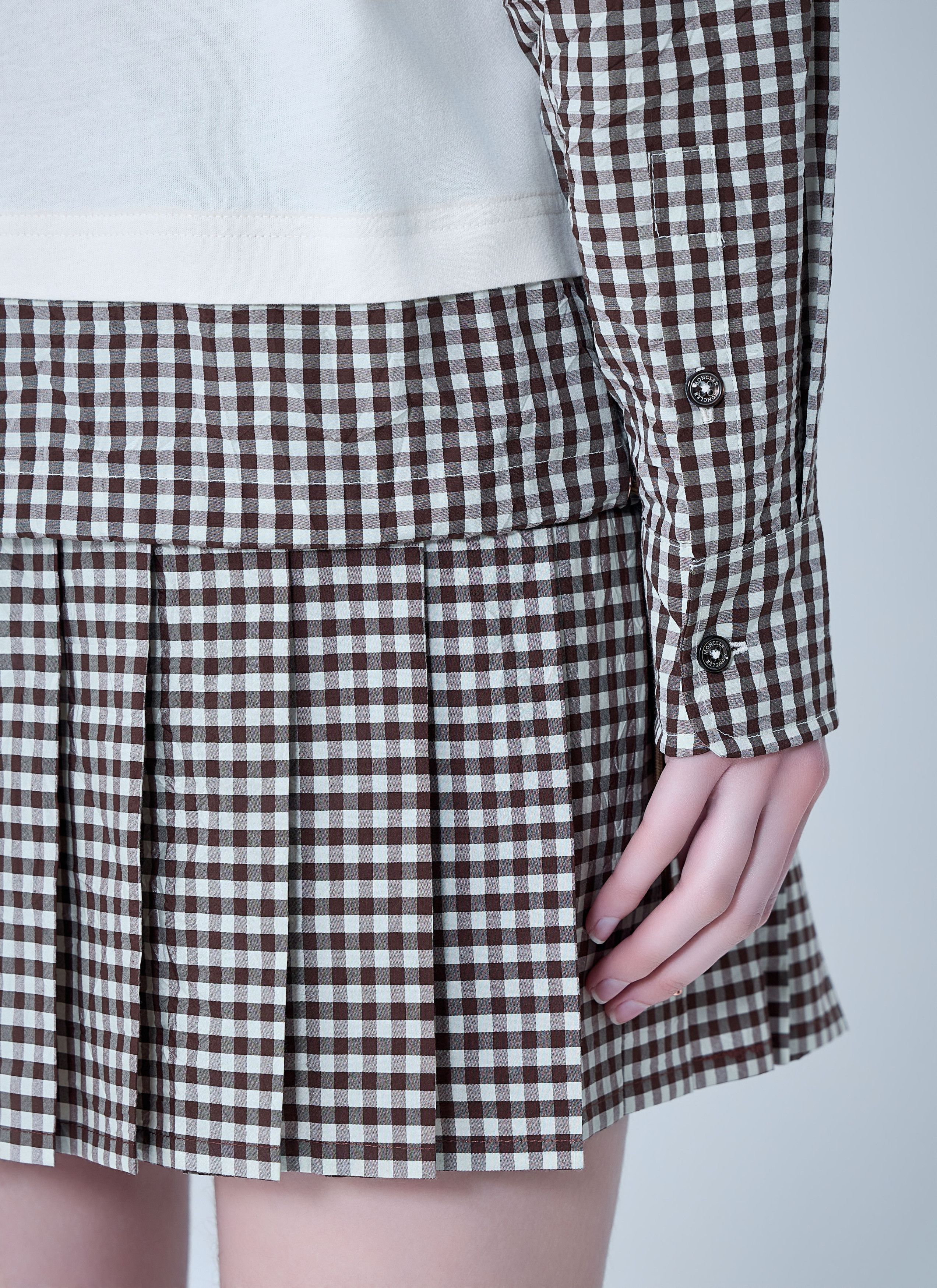 Moncler Layered Check T-Shirt Size S / US 4 / IT 40 - 6 Thumbnail