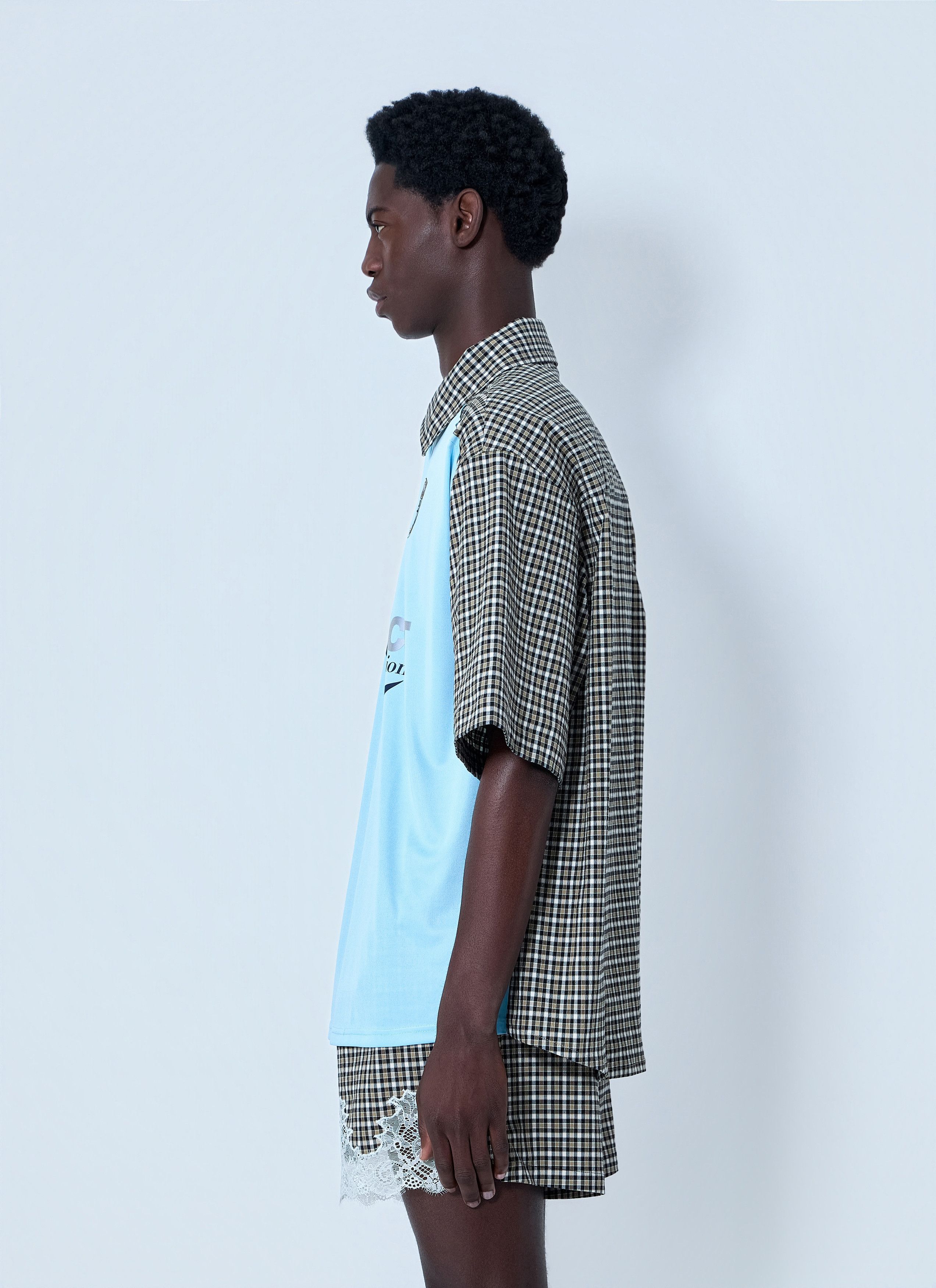 Martine Rose Patchwork Cotton Polo Shirt Size US L / EU 52-54 / 3 - 3 Thumbnail