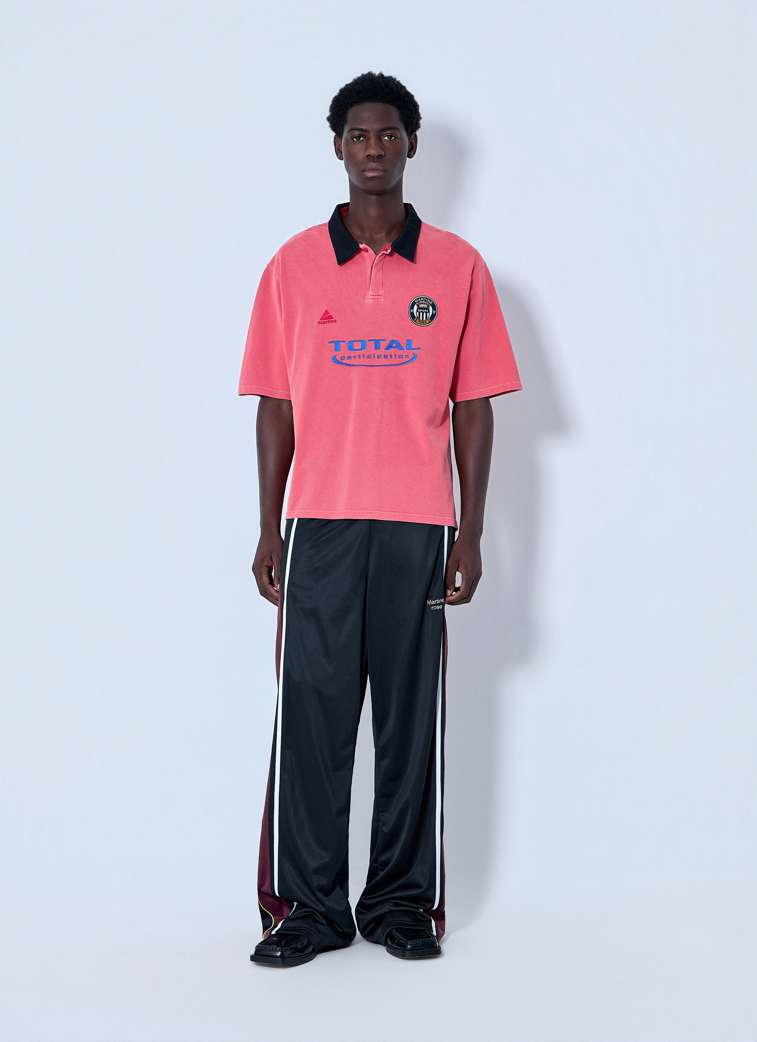 Martine Rose Logo Polo Shirt Size US XL / EU 56 / 4 - 2 Thumbnail
