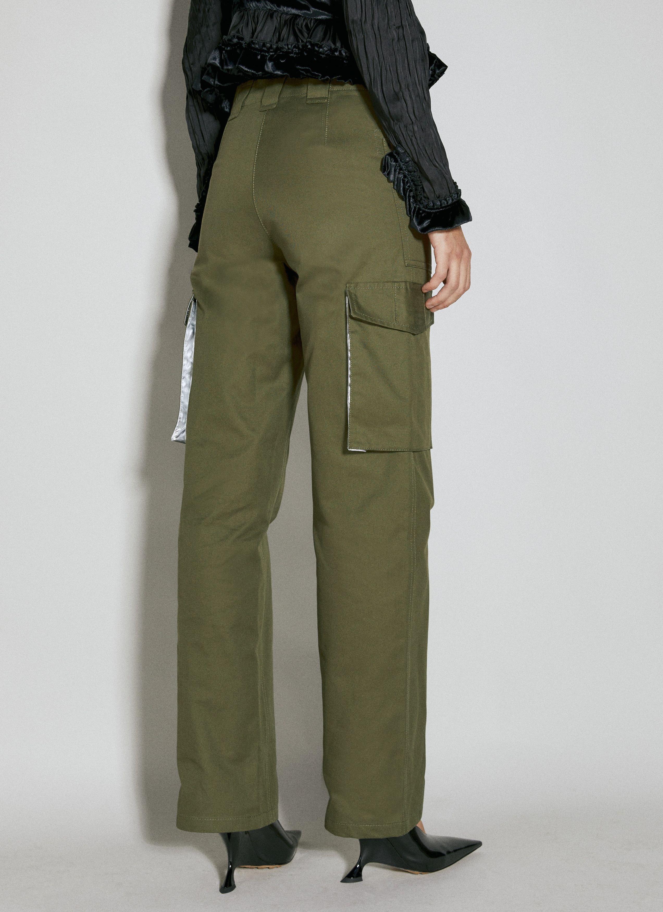 Paco Rabanne Twill Cargo Pants Size 27" / US 4 / IT 40 - 5 Thumbnail