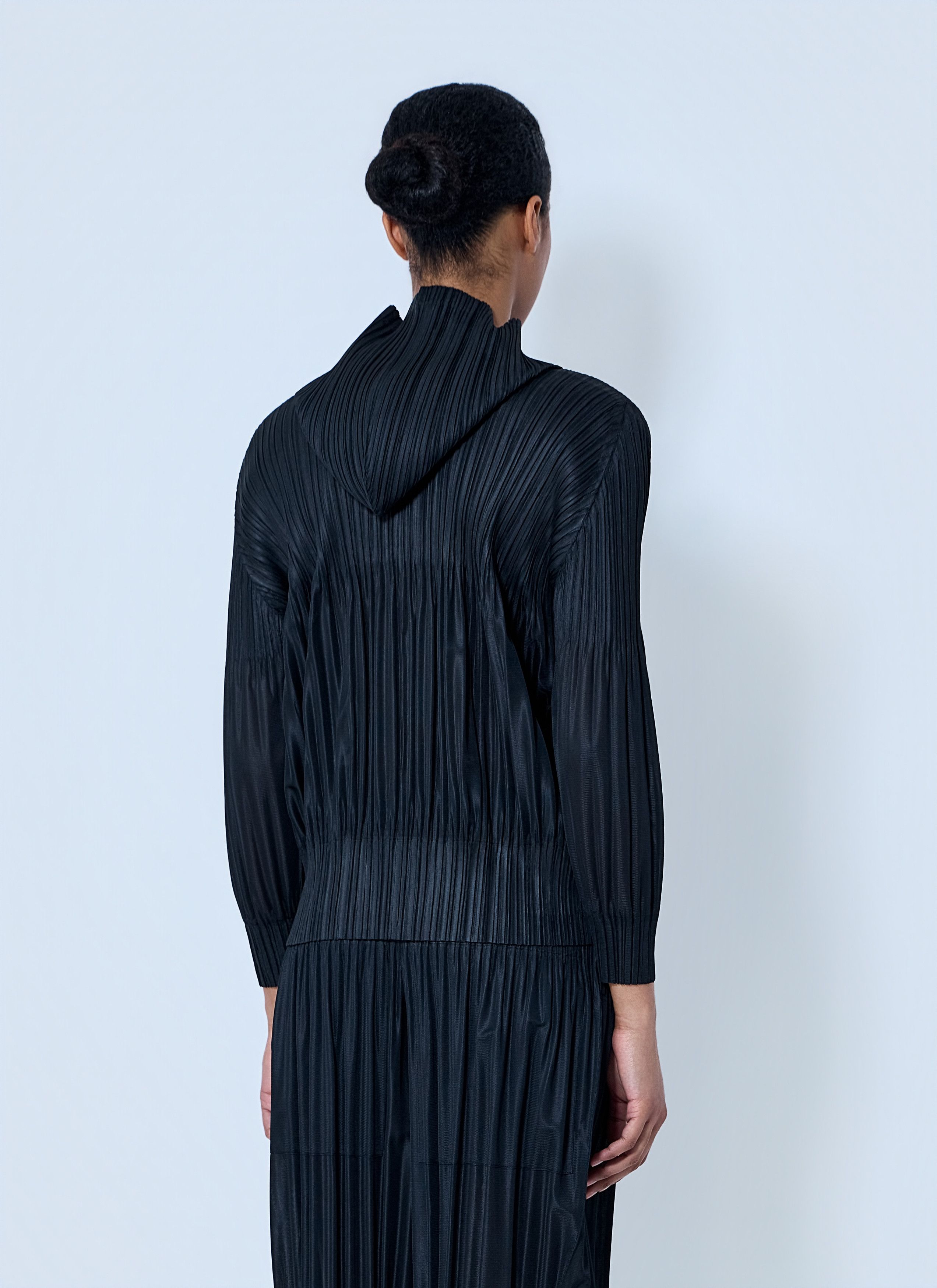 Pleats Please Issey Miyake Pleated Zip-Up Jacket Size XXL / US 16-18 / IT 52-54 - 4 Thumbnail