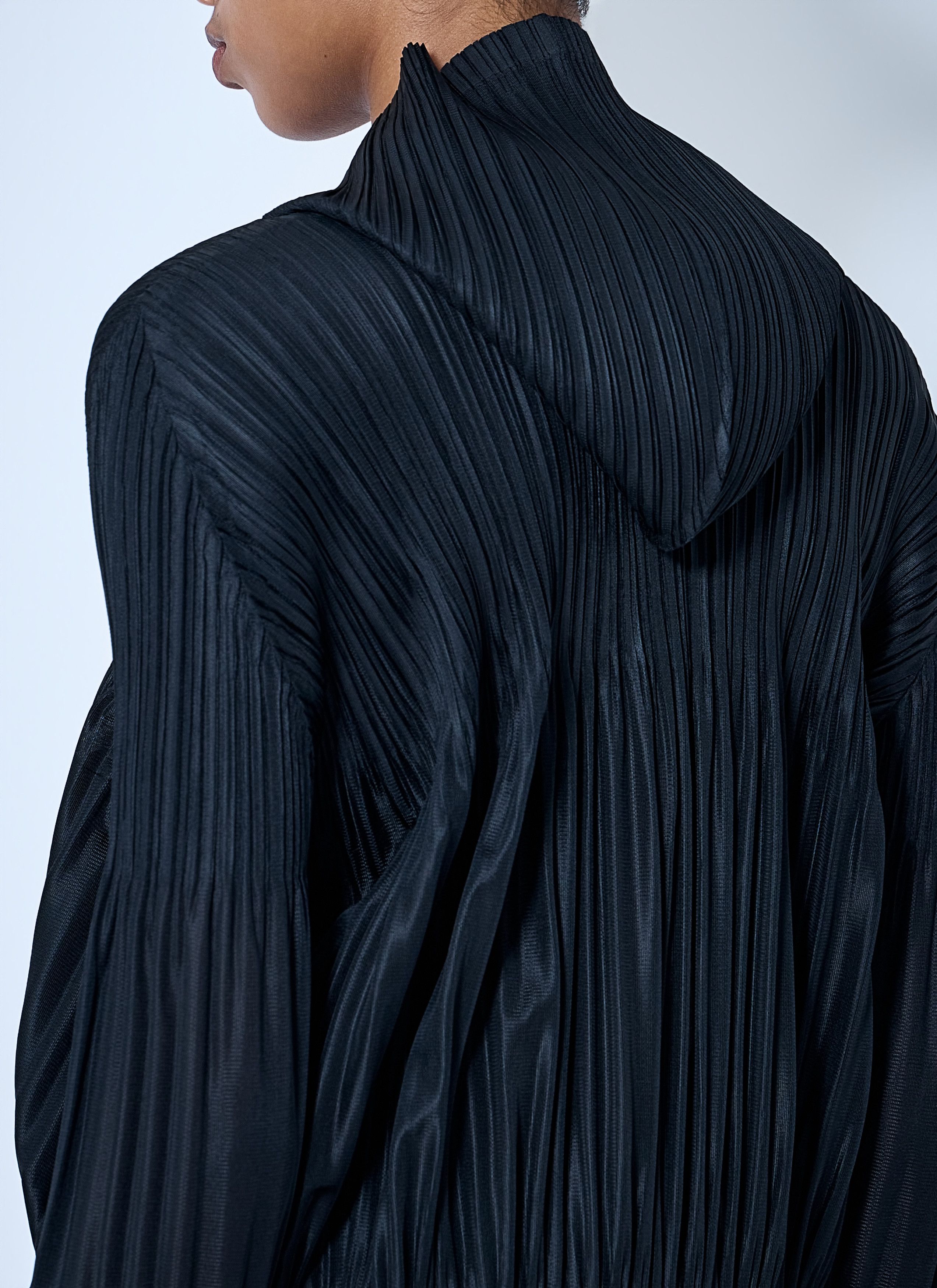 Pleats Please Issey Miyake Pleated Zip-Up Jacket Size XXL / US 16-18 / IT 52-54 - 6 Thumbnail