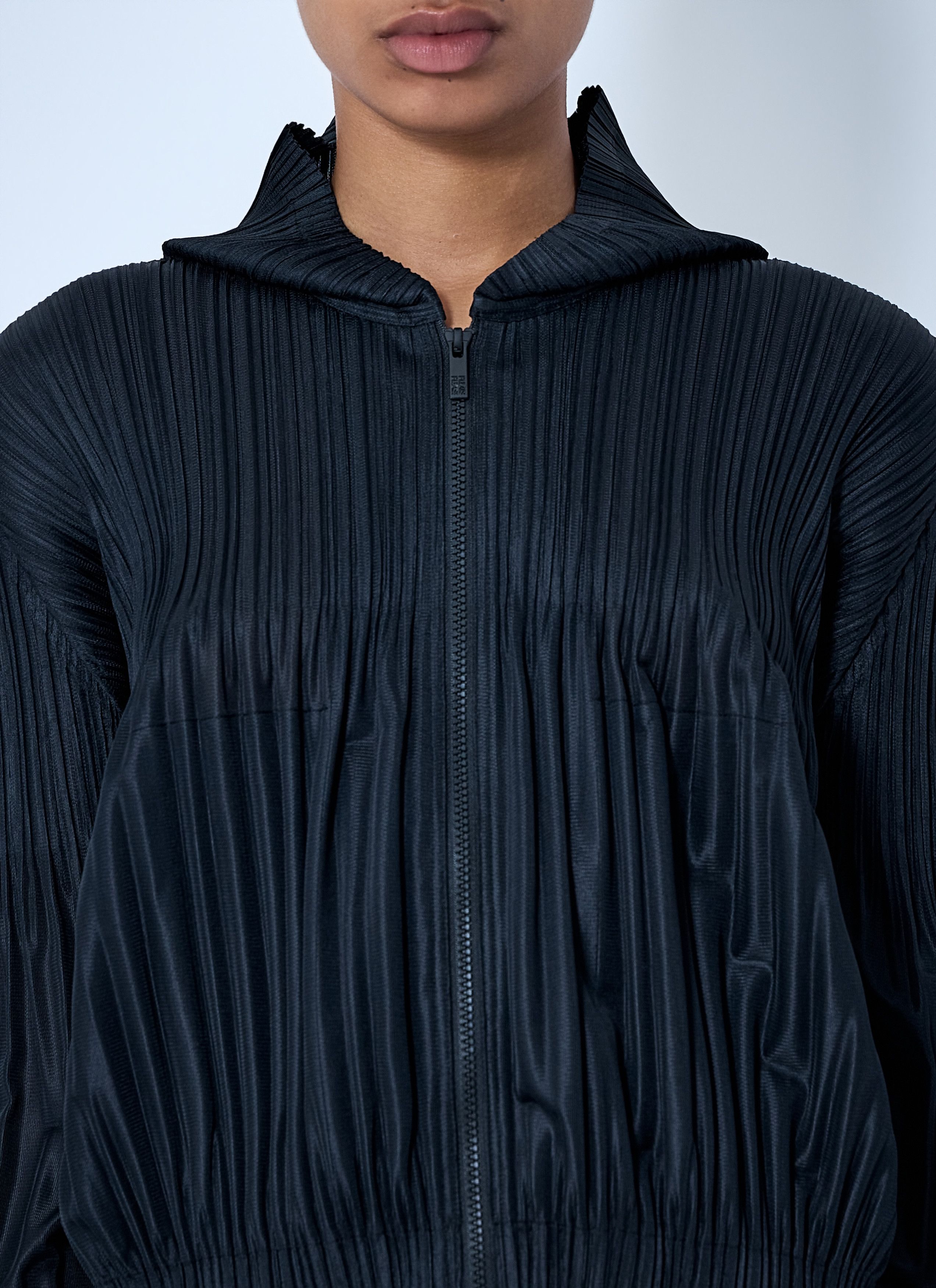 Pleats Please Issey Miyake Pleated Zip-Up Jacket Size XXL / US 16-18 / IT 52-54 - 5 Thumbnail