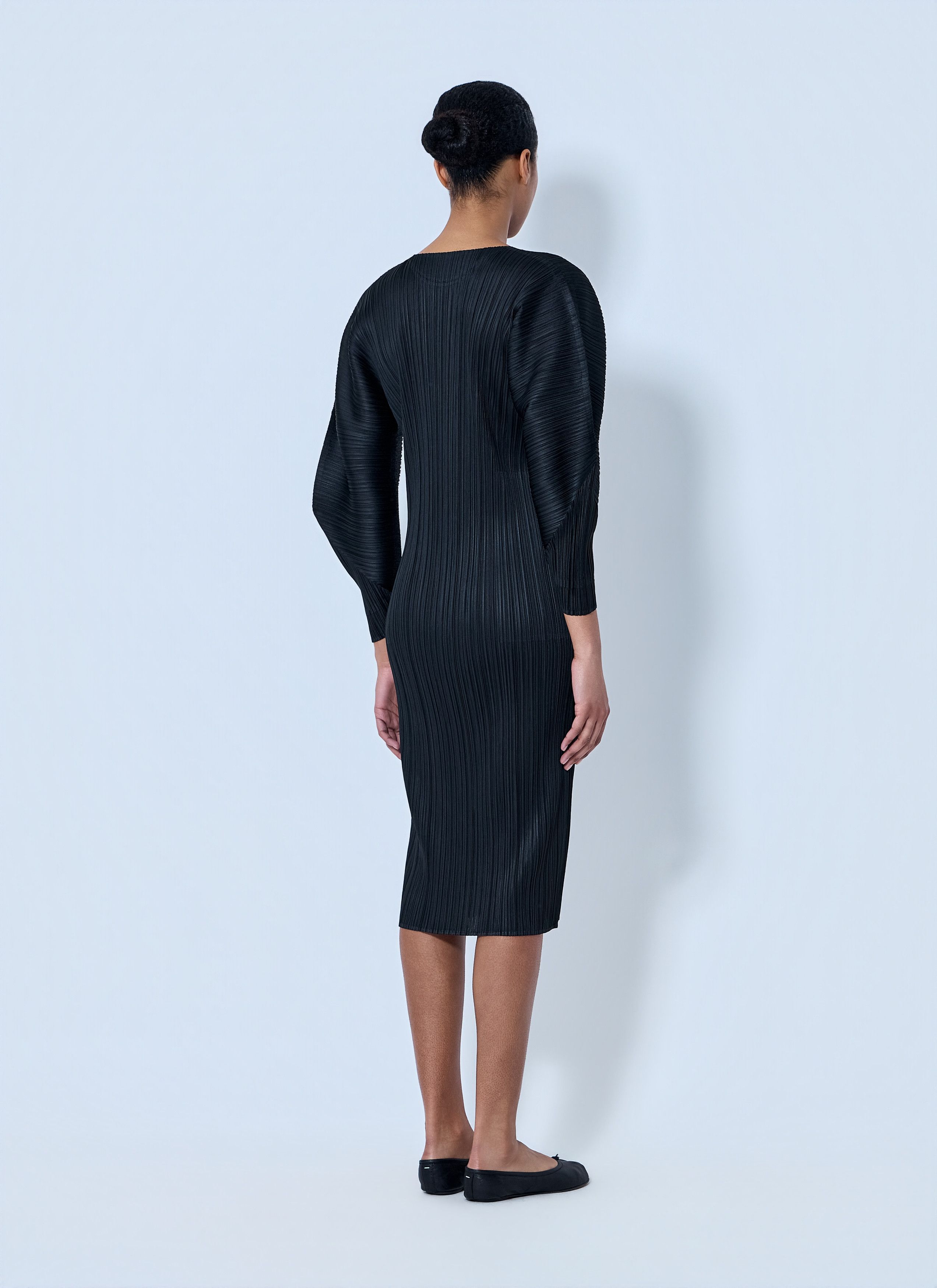 Pleats Please Issey Miyake Pleated Midi Dress Size XXL / US 16-18 / IT 52-54 - 4 Thumbnail