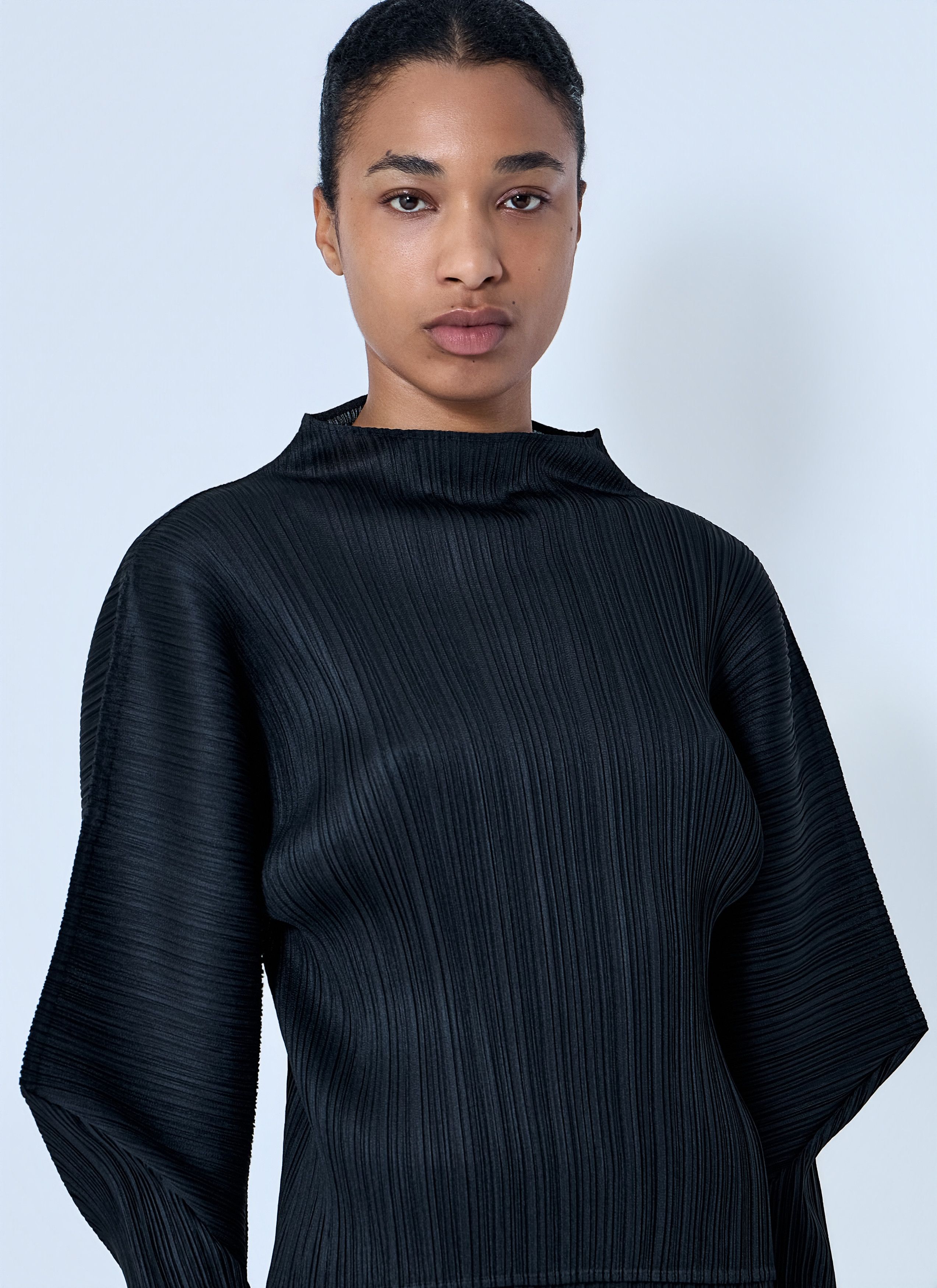 Pleats Please Issey Miyake Pleated Knit Top Size XXL / US 16-18 / IT 52-54 - 5 Thumbnail