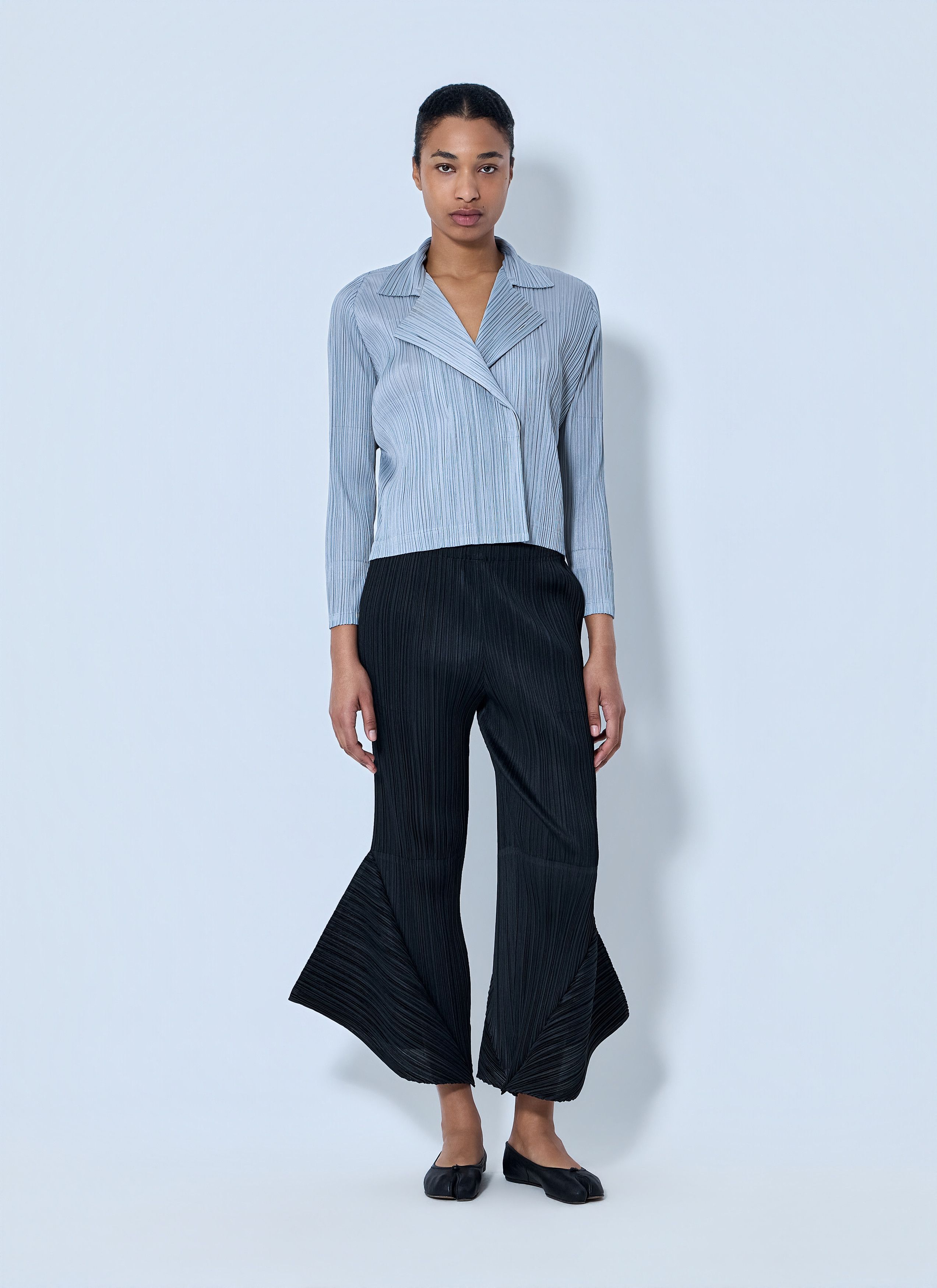 Pleats Please Issey Miyake Structured Pleat Long Sleeve Shirt Size XXL / US 16-18 / IT 52-54 - 2 Thumbnail