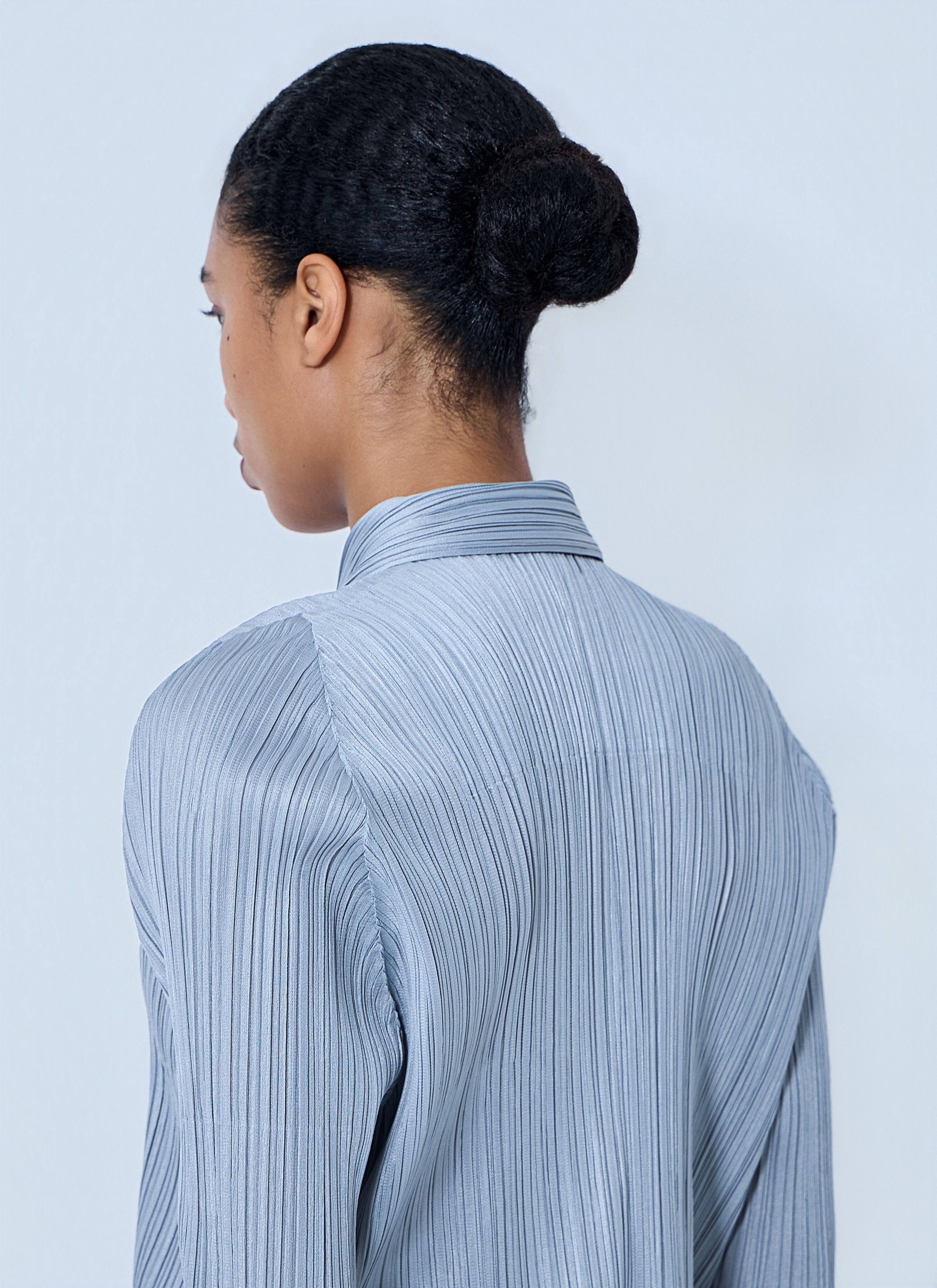 Pleats Please Issey Miyake Structured Pleat Long Sleeve Shirt Size XXL / US 16-18 / IT 52-54 - 6 Thumbnail