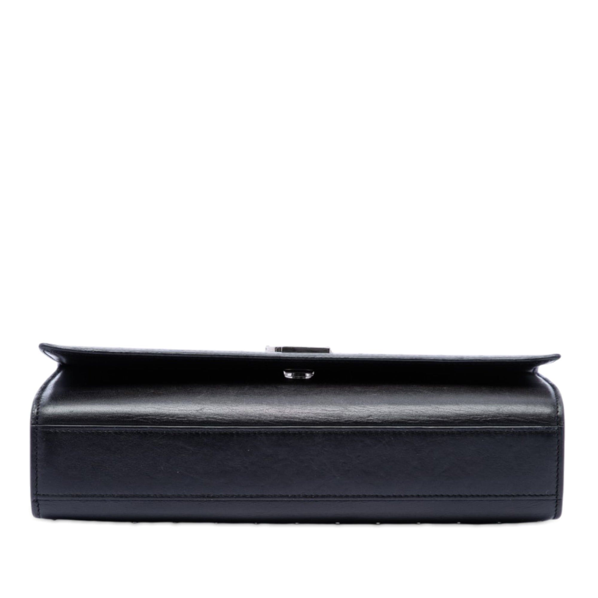 Saint Laurent Paris Medium Studded Calfskin Monogram Kate Crossbody Size ONE SIZE - 3 Thumbnail