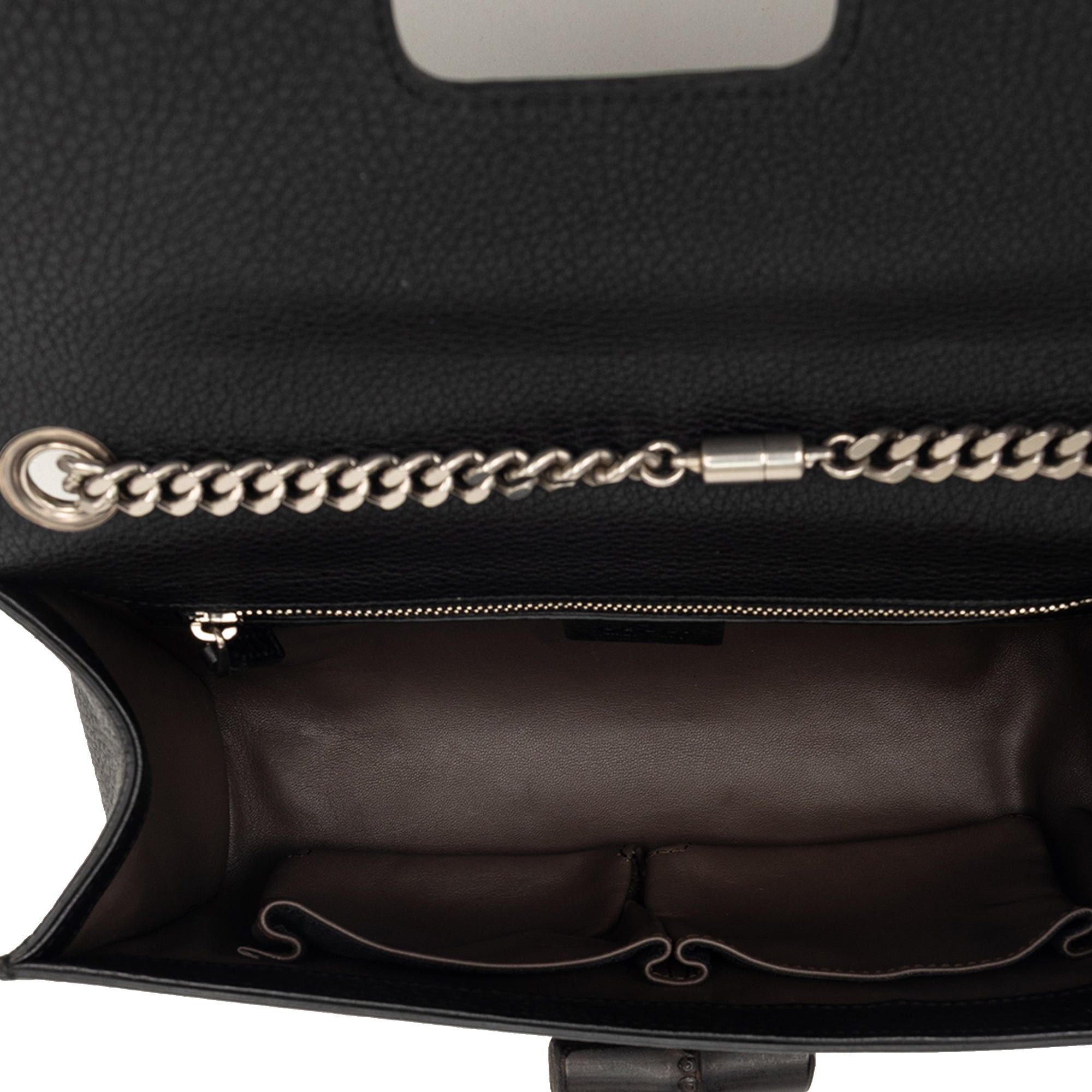 Gucci Medium Studded Leather Miss Bamboo Crossbody Size ONE SIZE - 4 Thumbnail