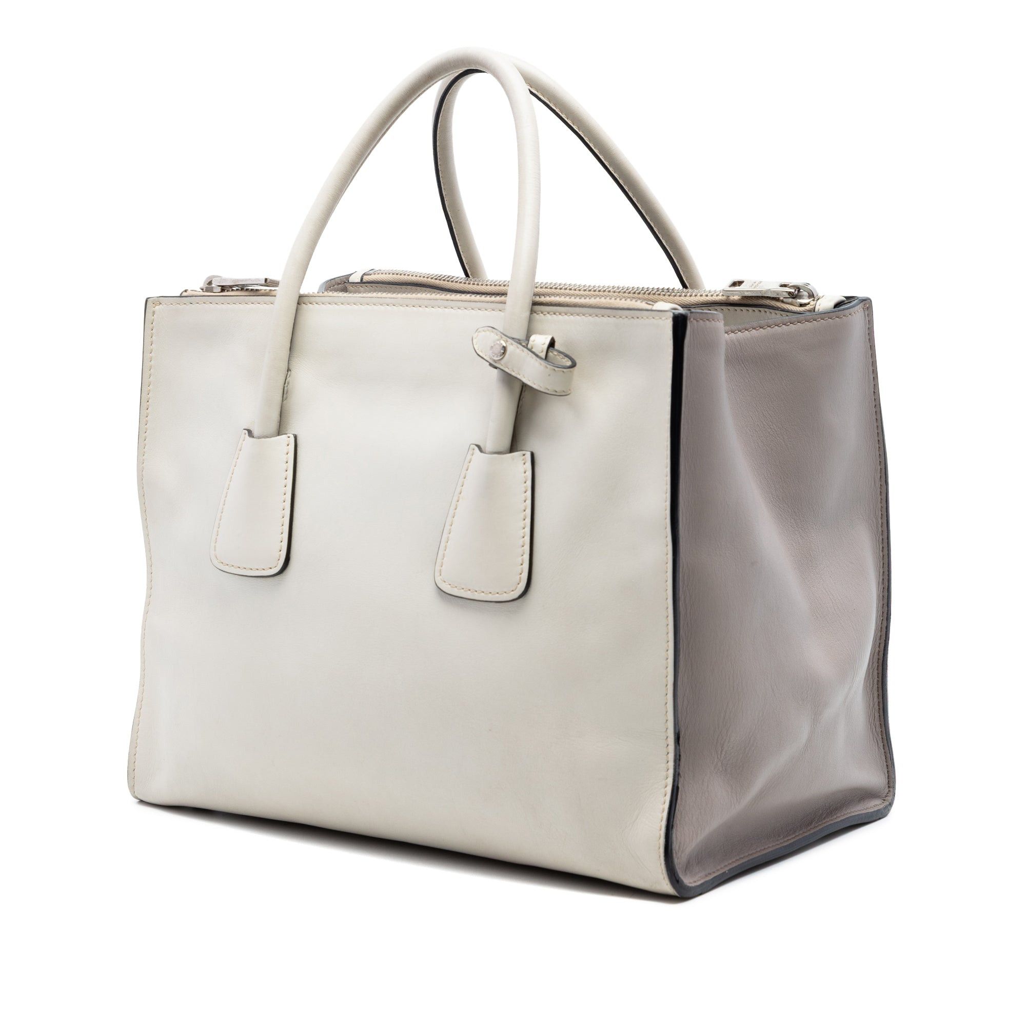 Prada Glace Calf Twin Pocket Double Handle Satchel Size ONE SIZE - 2 Thumbnail