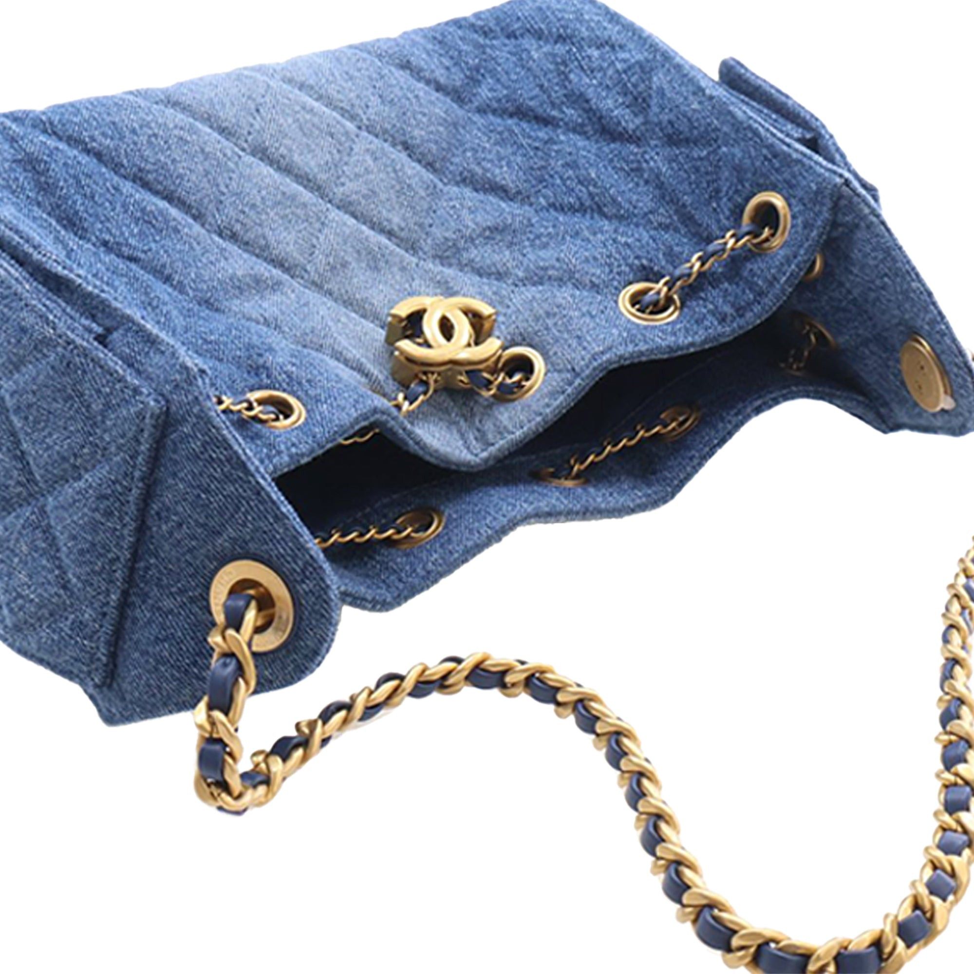 Chanel Mini Quilted Denim 25 Hobo Size ONE SIZE - 8 Thumbnail