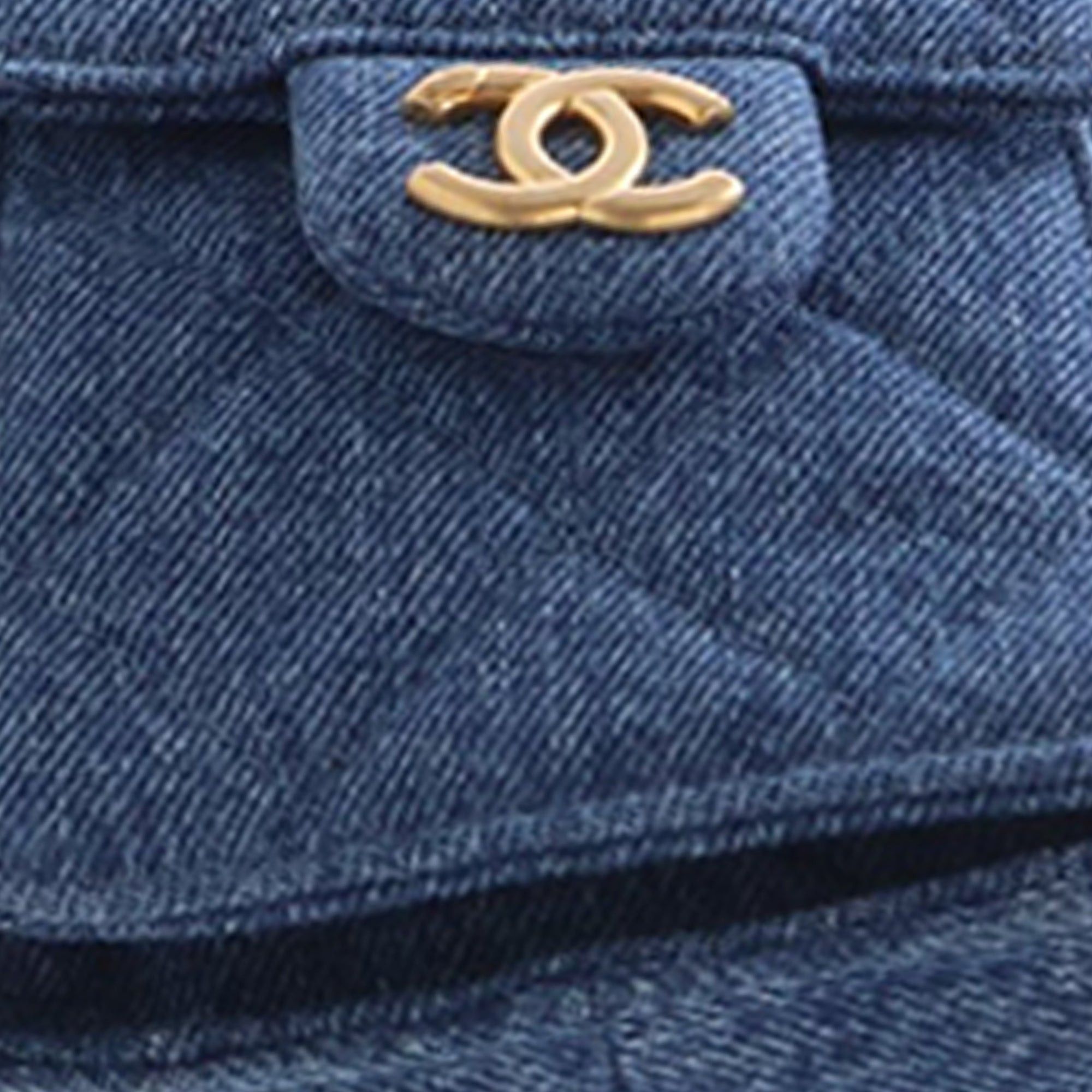 Chanel Mini Quilted Denim 25 Hobo Size ONE SIZE - 10 Thumbnail